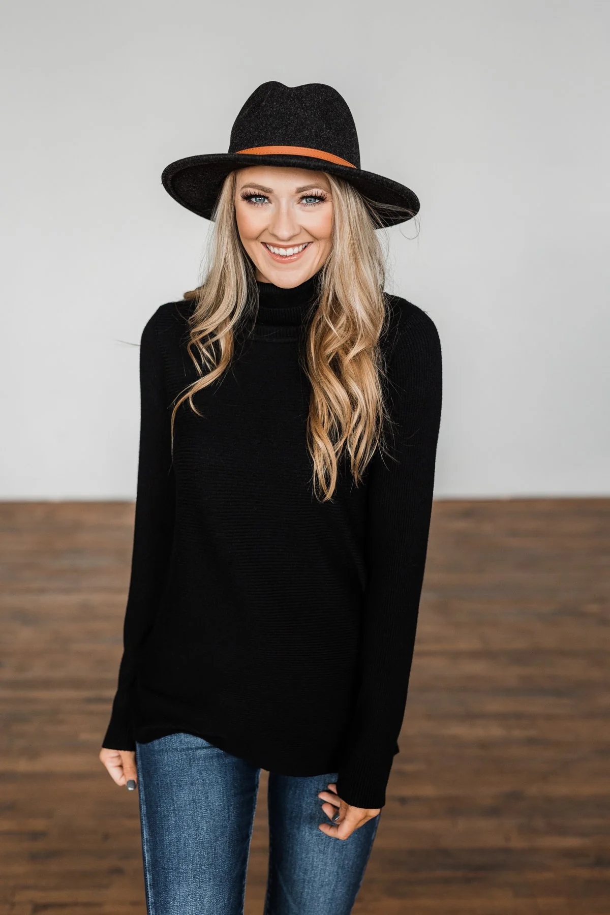 Lost Without Love Ribbed Knit Sweater- Black - Image 8