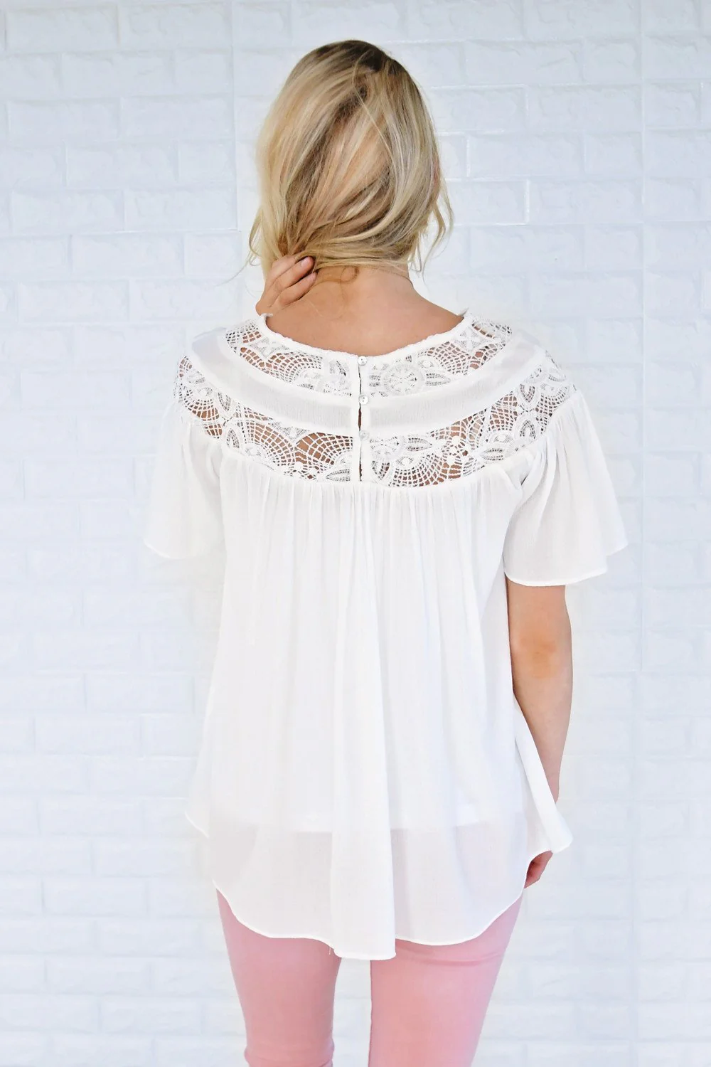 Love Broke Through White Blouse - Image 6