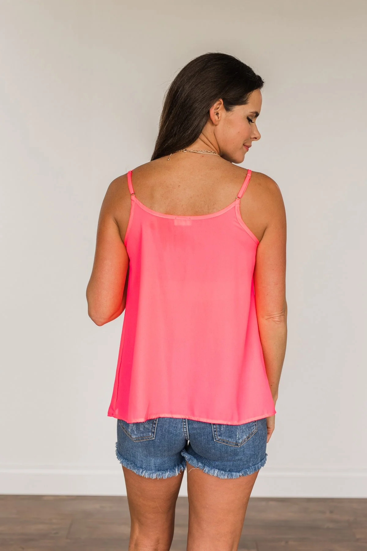 Love My Life Tank Top- Neon Pink - Image 9