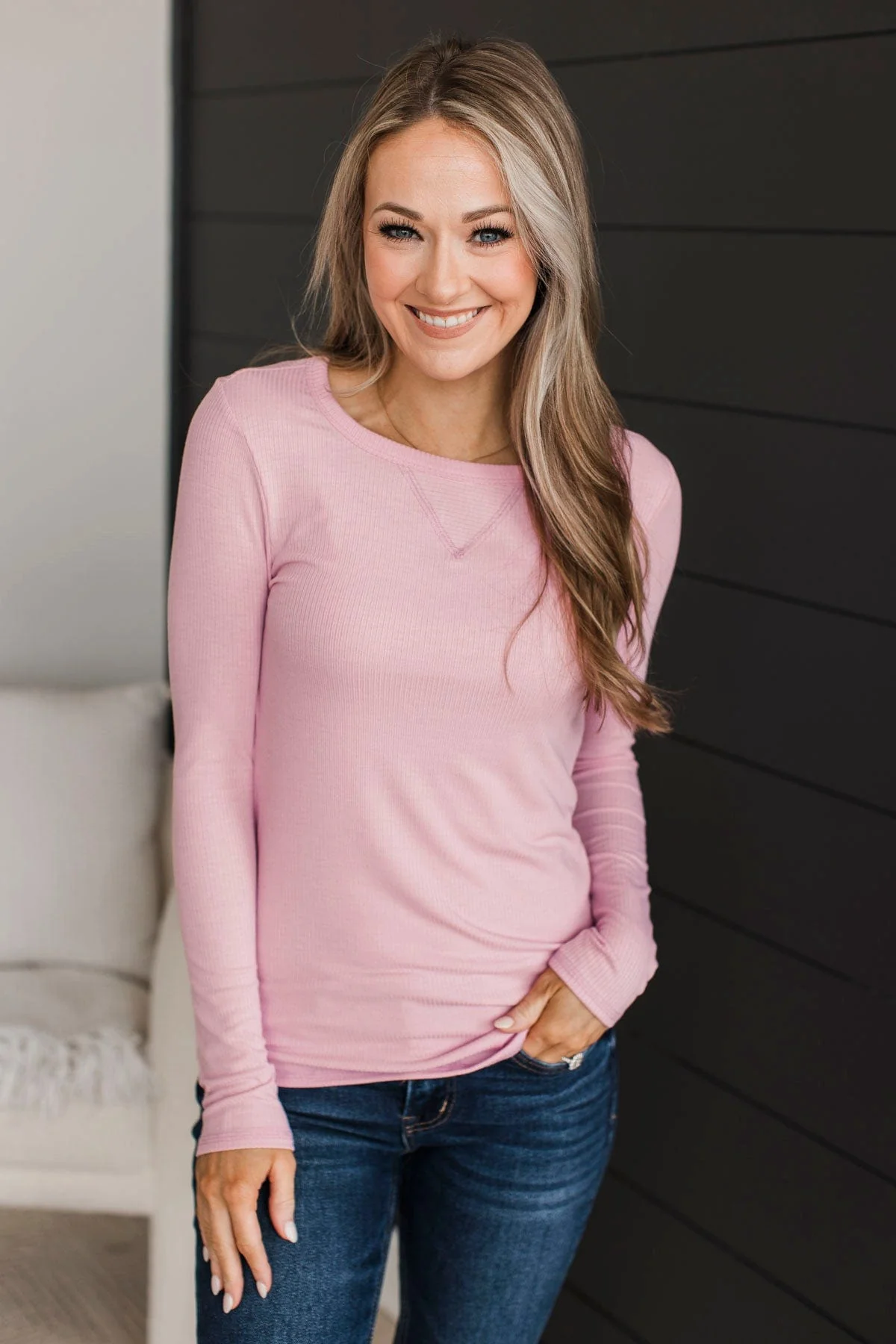 Love You Forever Knit Top- Flamingo - Image 2