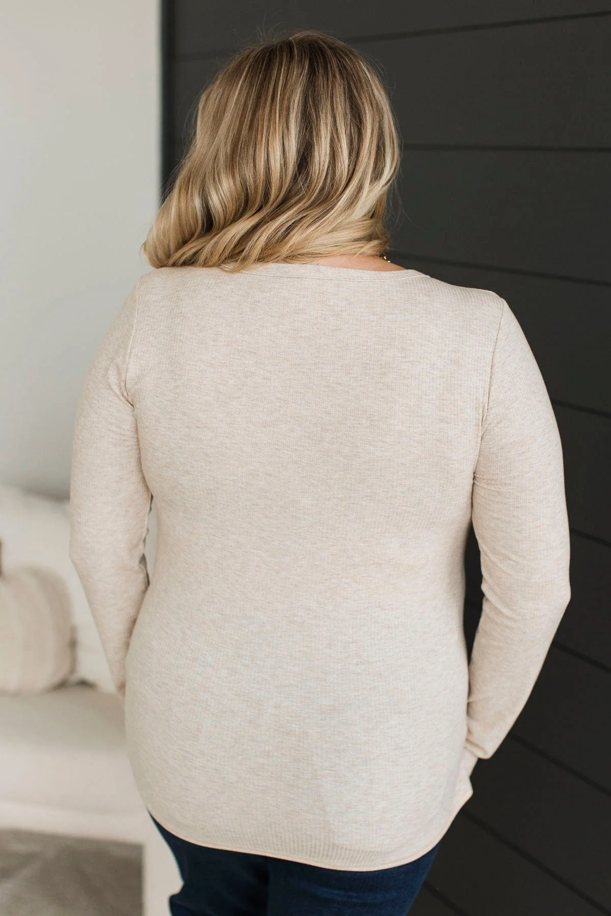 Love You Forever Knit Top- Oatmeal - Image 7