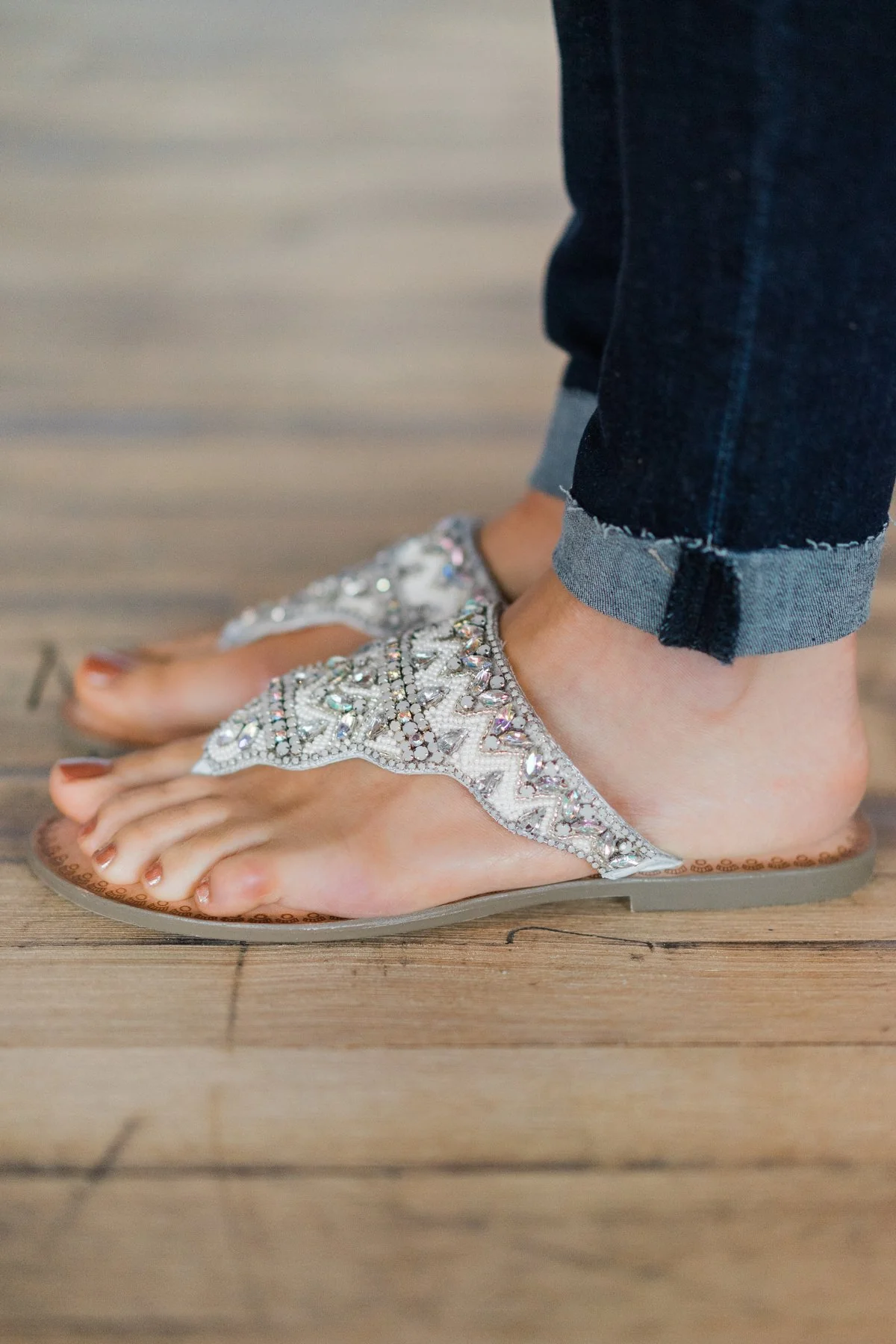 Loving U Naughty Monkey Sandals - White - Image 2