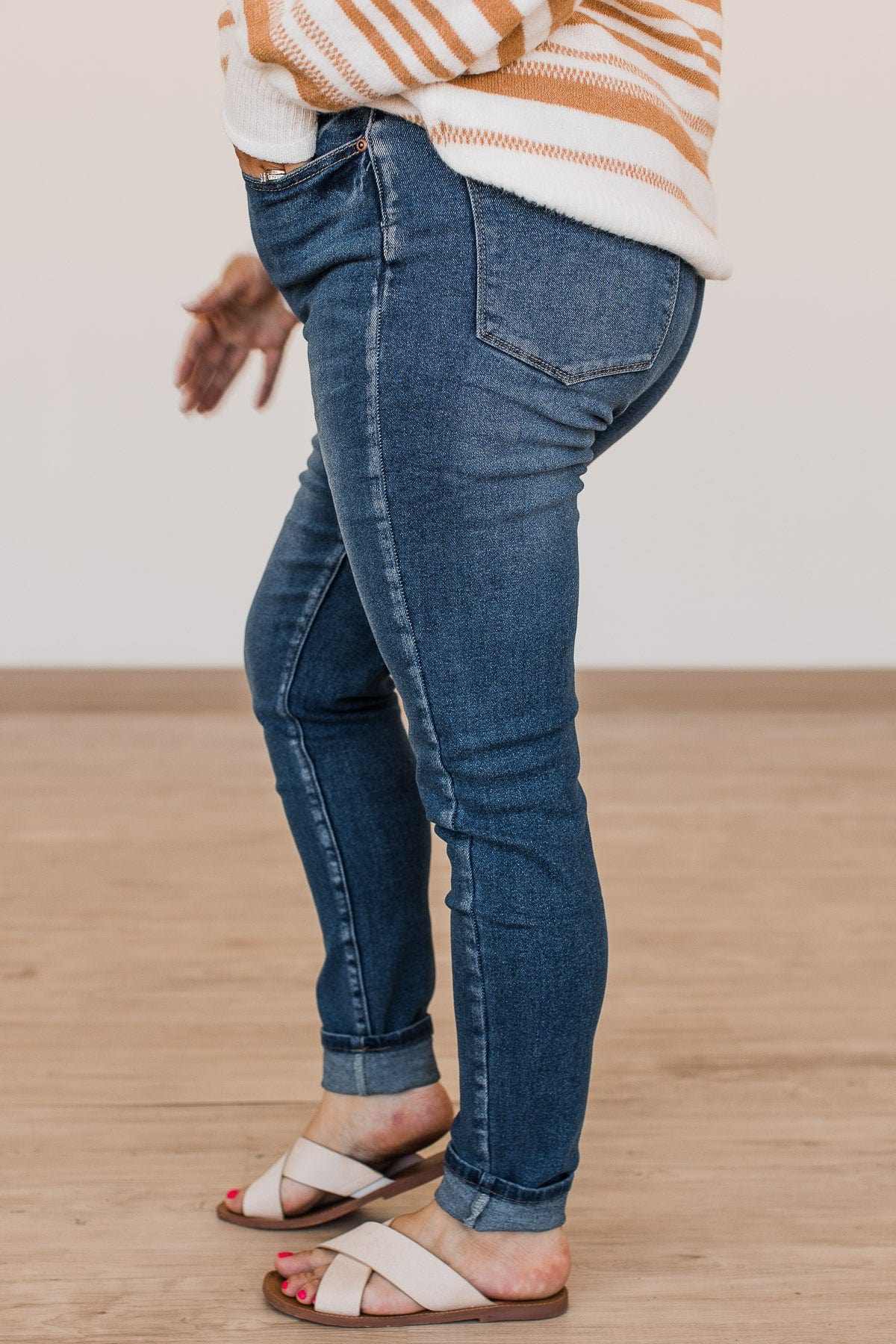 Mack & Mal Skinny Jeans- Oaklynn Wash - Image 9