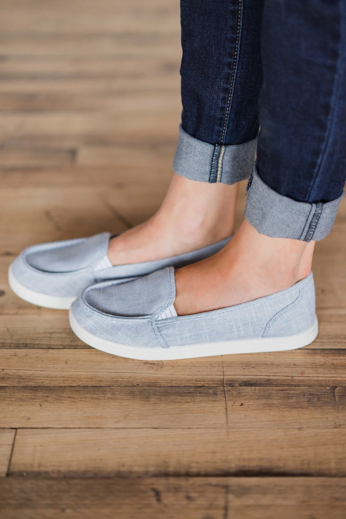 Mackerel Slip On Shoes - Denim - Image 3