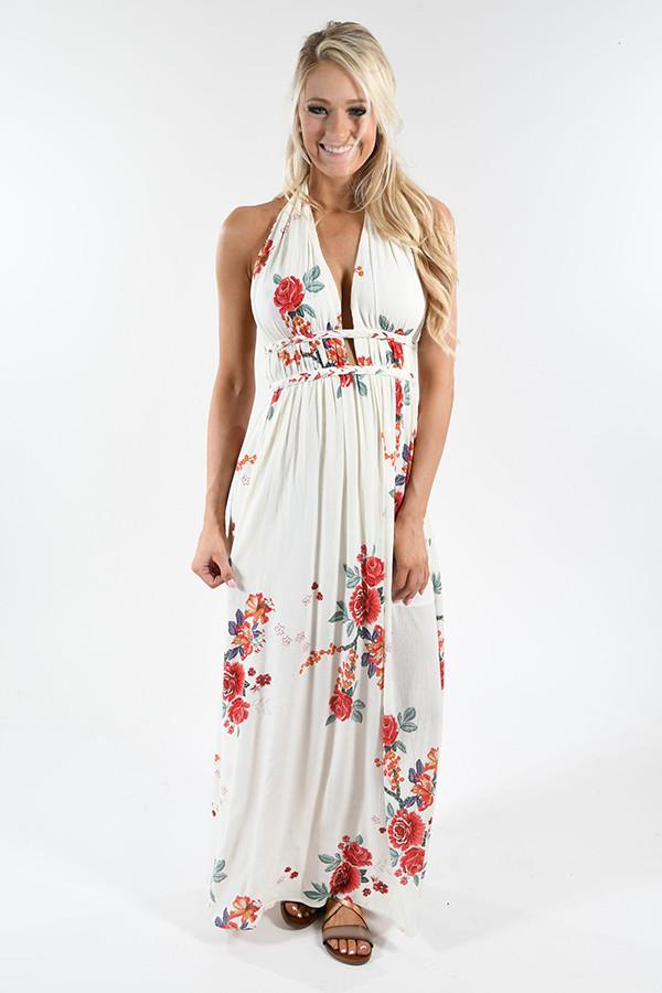 Magic Moments Maxi Dress - Ivory