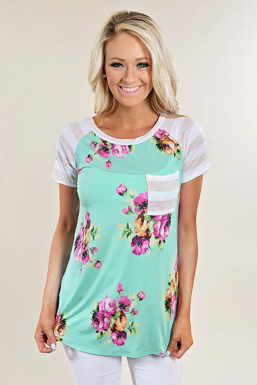 Make a Statement Top ~ Taupe Sleeves
