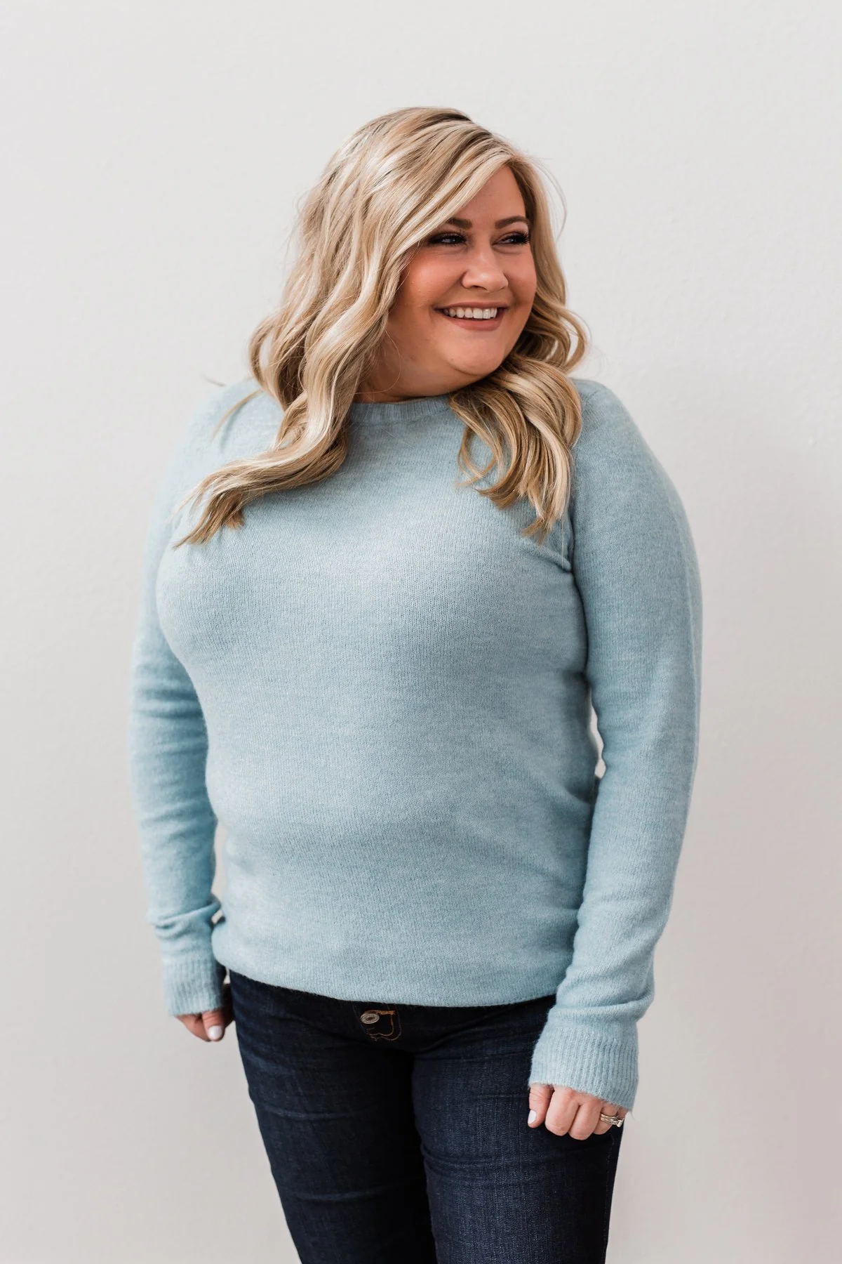 Make A Wish Knit Sweater- Sky Blue - Image 5
