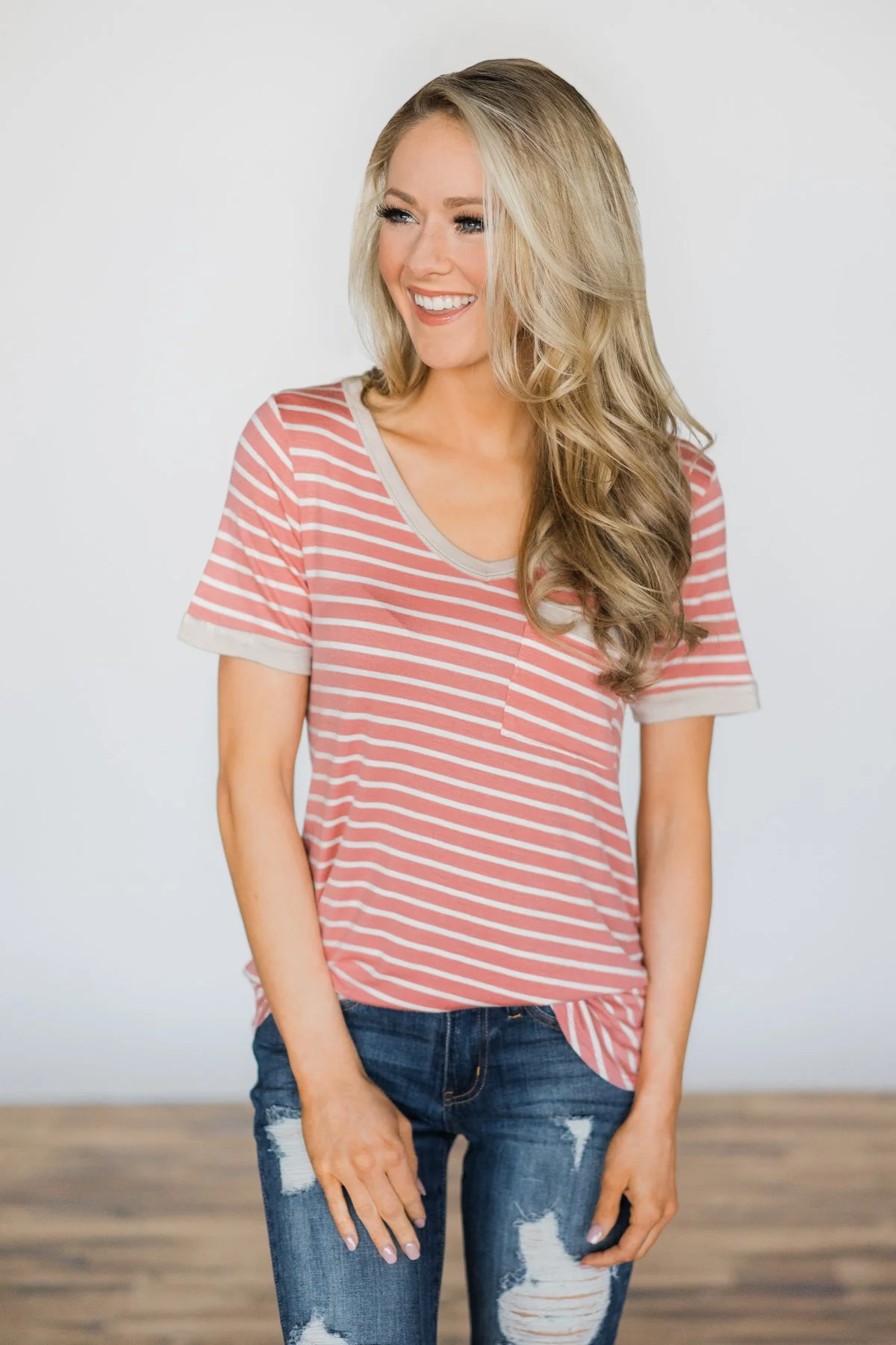 Make Them Stop & Stare Striped Top - Image 3