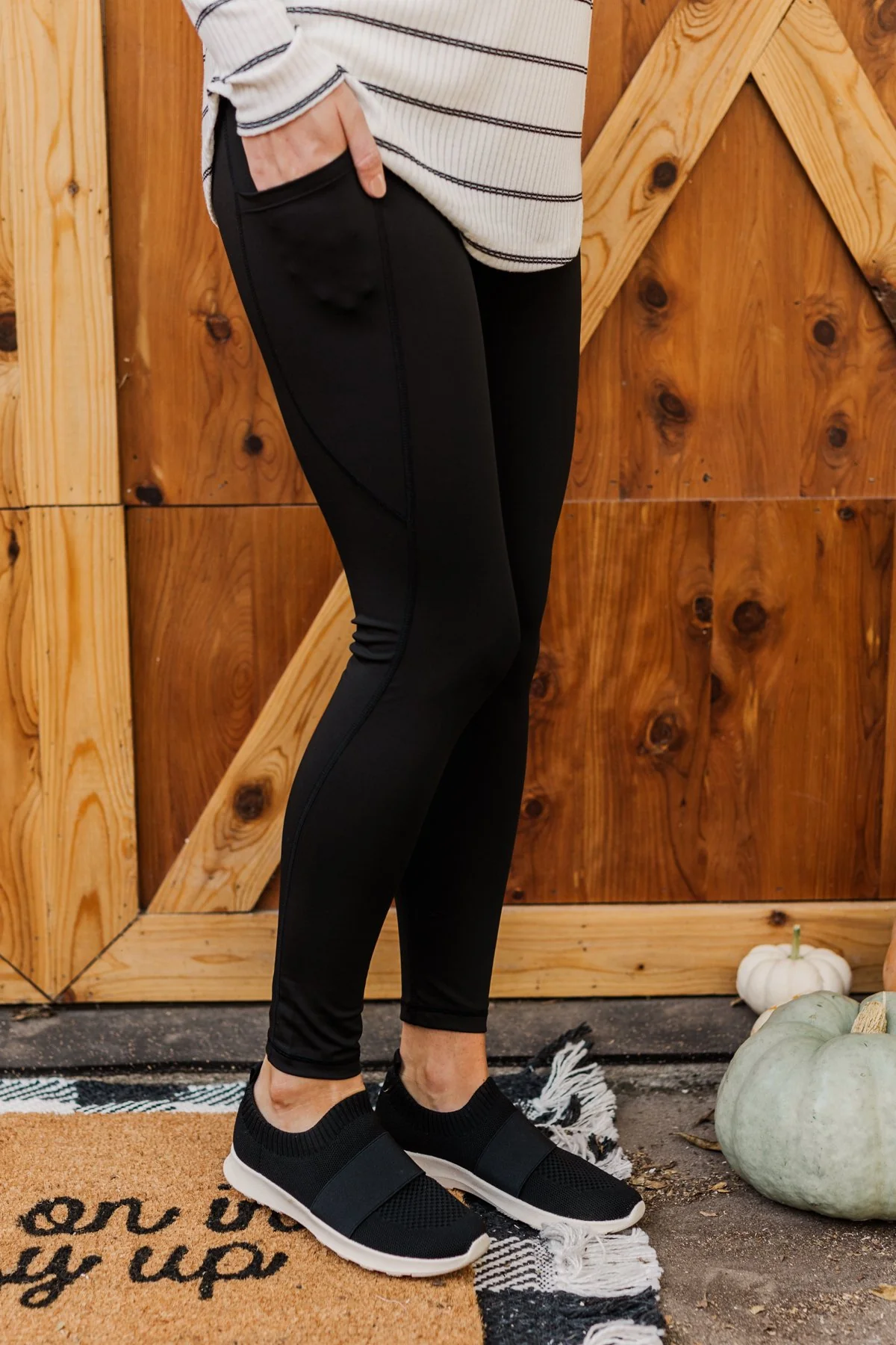 Making Strides Athleisure Leggings- Black - Image 5