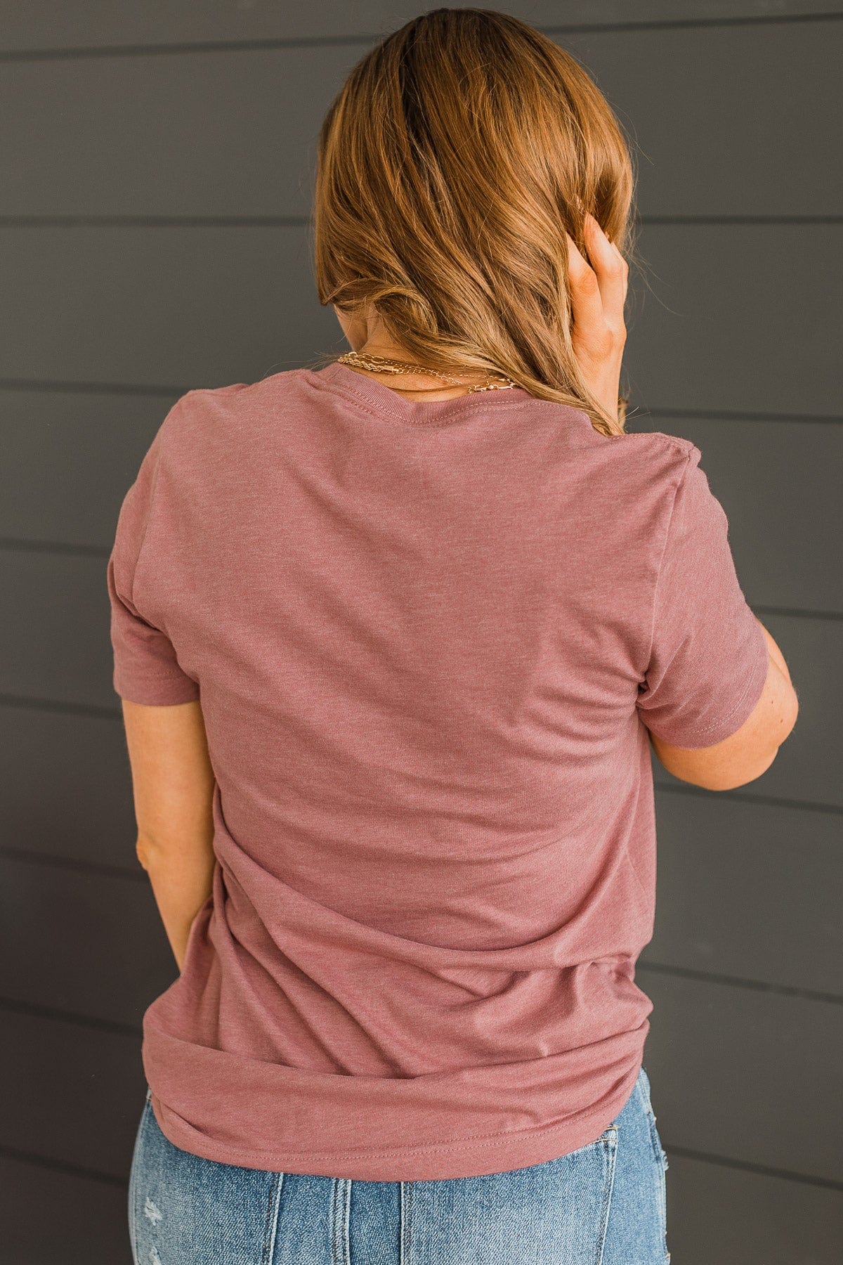 Mama Bear Graphic Tee- Mauve - Image 7