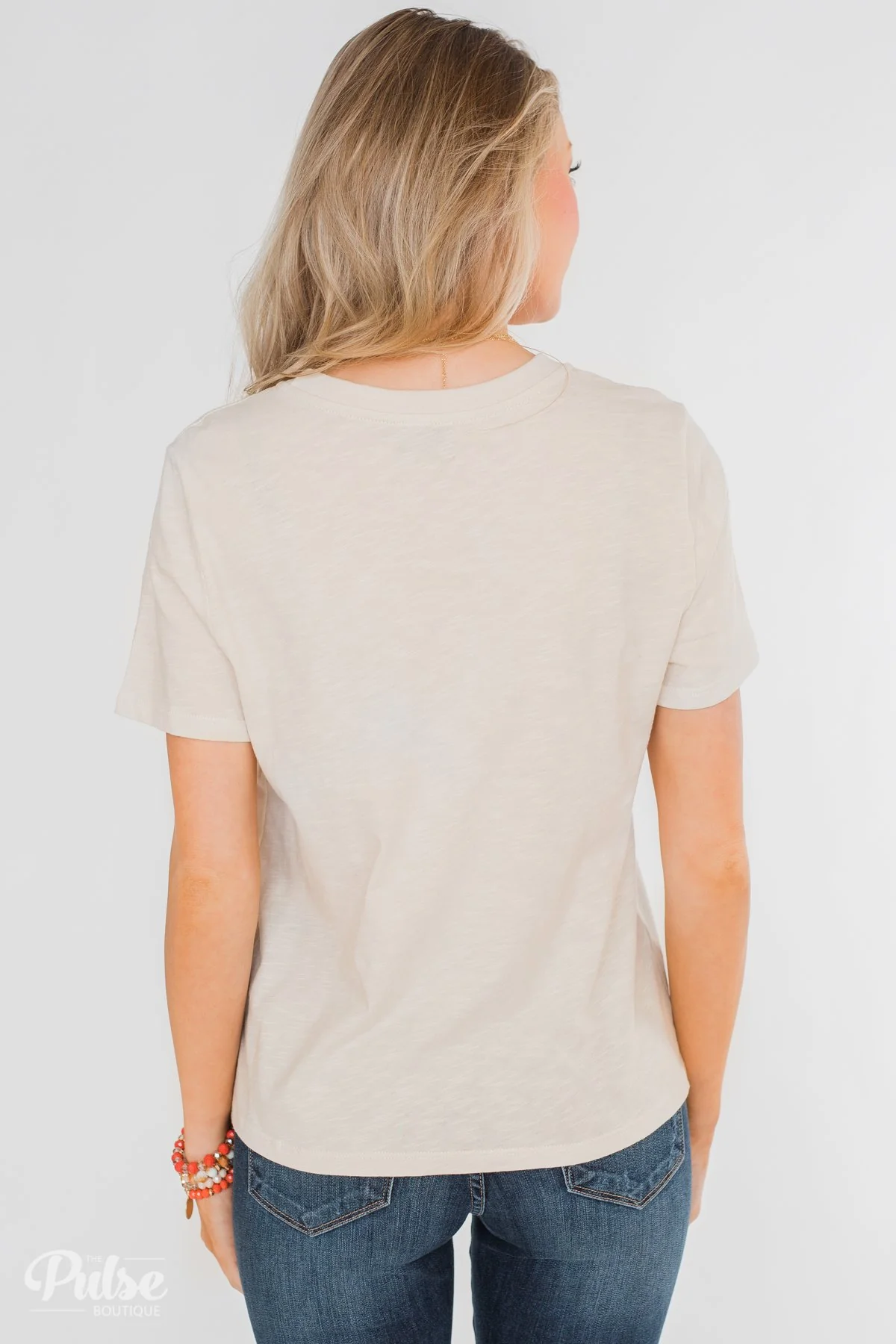 "Mama Bear" Short Sleeve Tee Shirt- Beige - Image 10