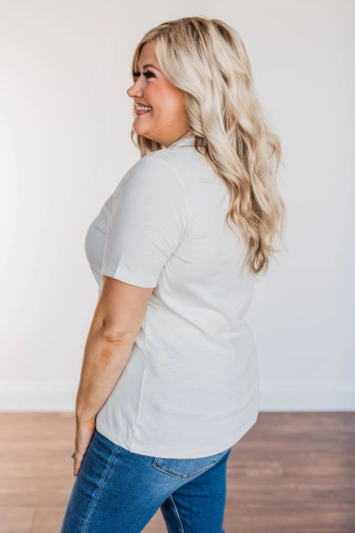 "Mama" Leopard Graphic Tee- Off-White - Image 8