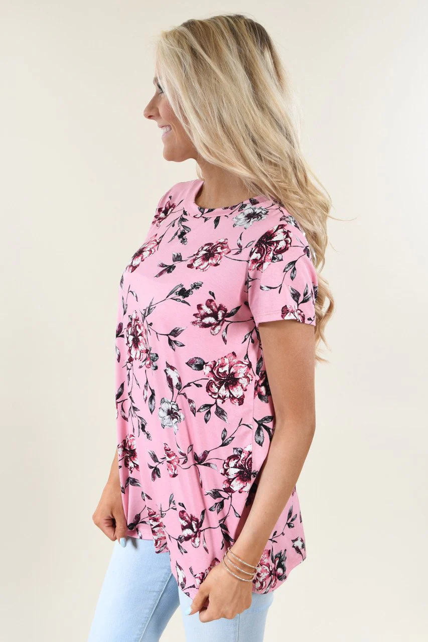 Masterpiece Pink Floral Top - Image 6