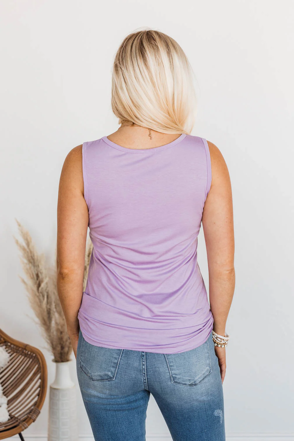 Meant What I Said Criss-Cross Tank- Violet - Image 13