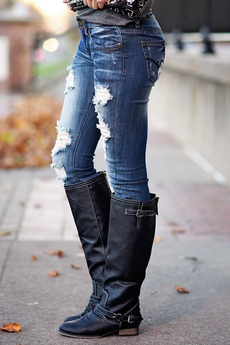 Medium Wash Skinny Jeans ~ Josie Wash - Image 2