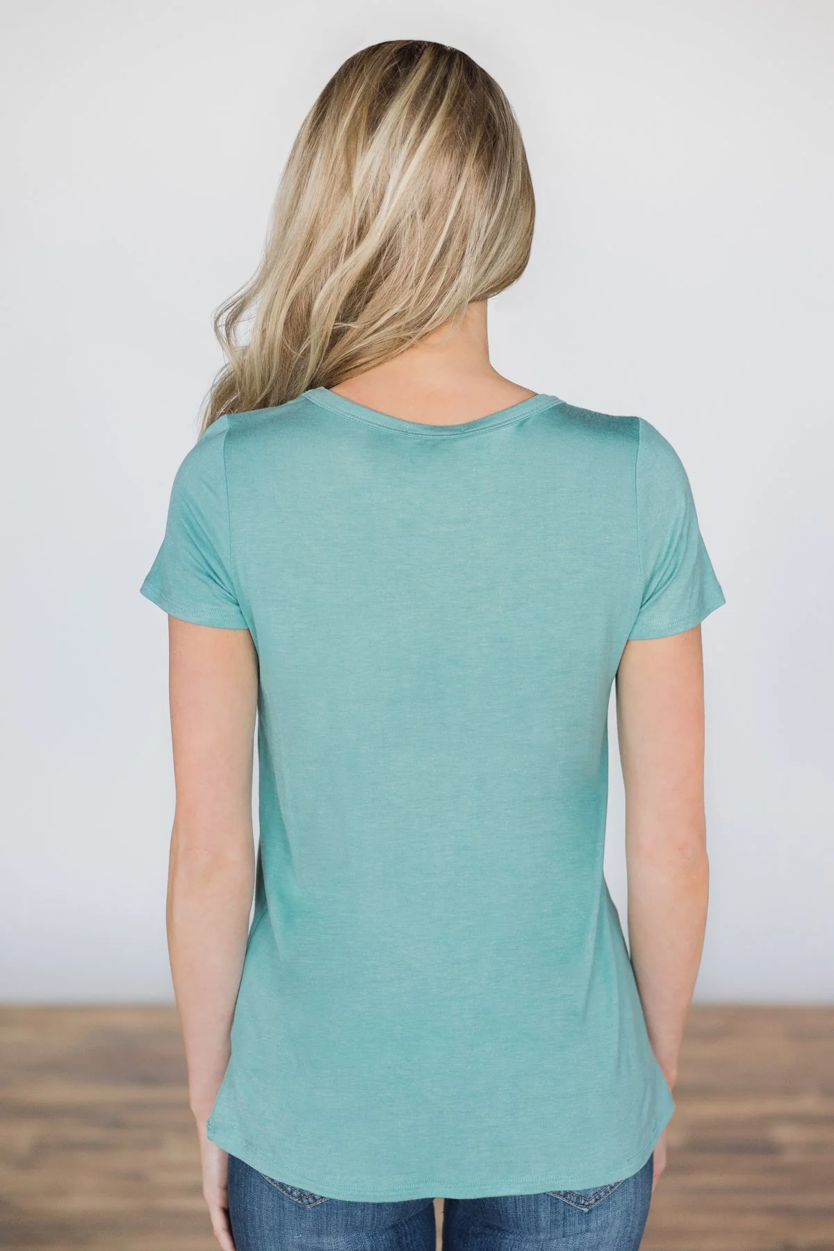 Meet Me Here Top ~ Island Blue - Image 6