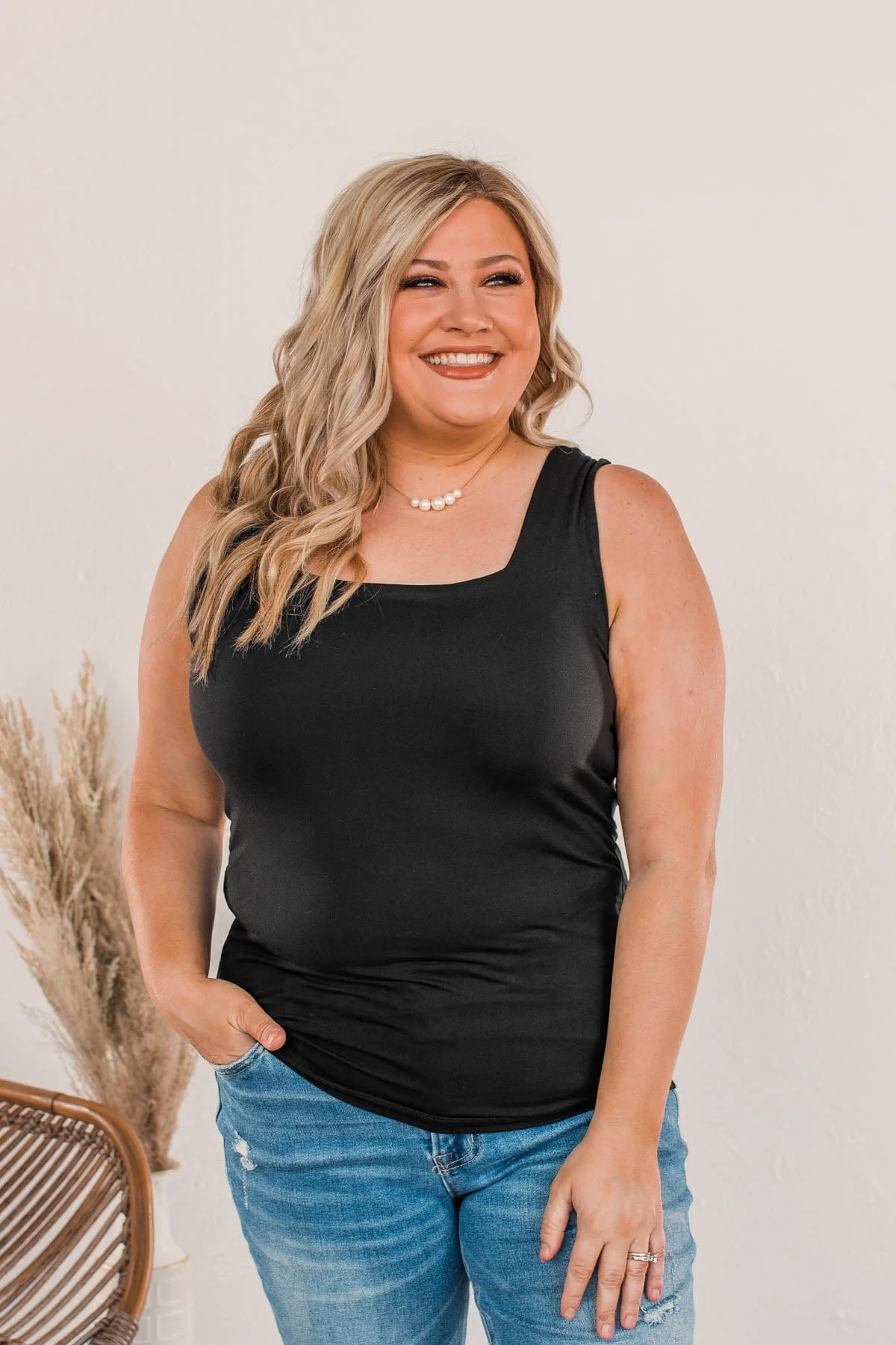 Mercy Me Fitted Tank Top- Black - Image 3