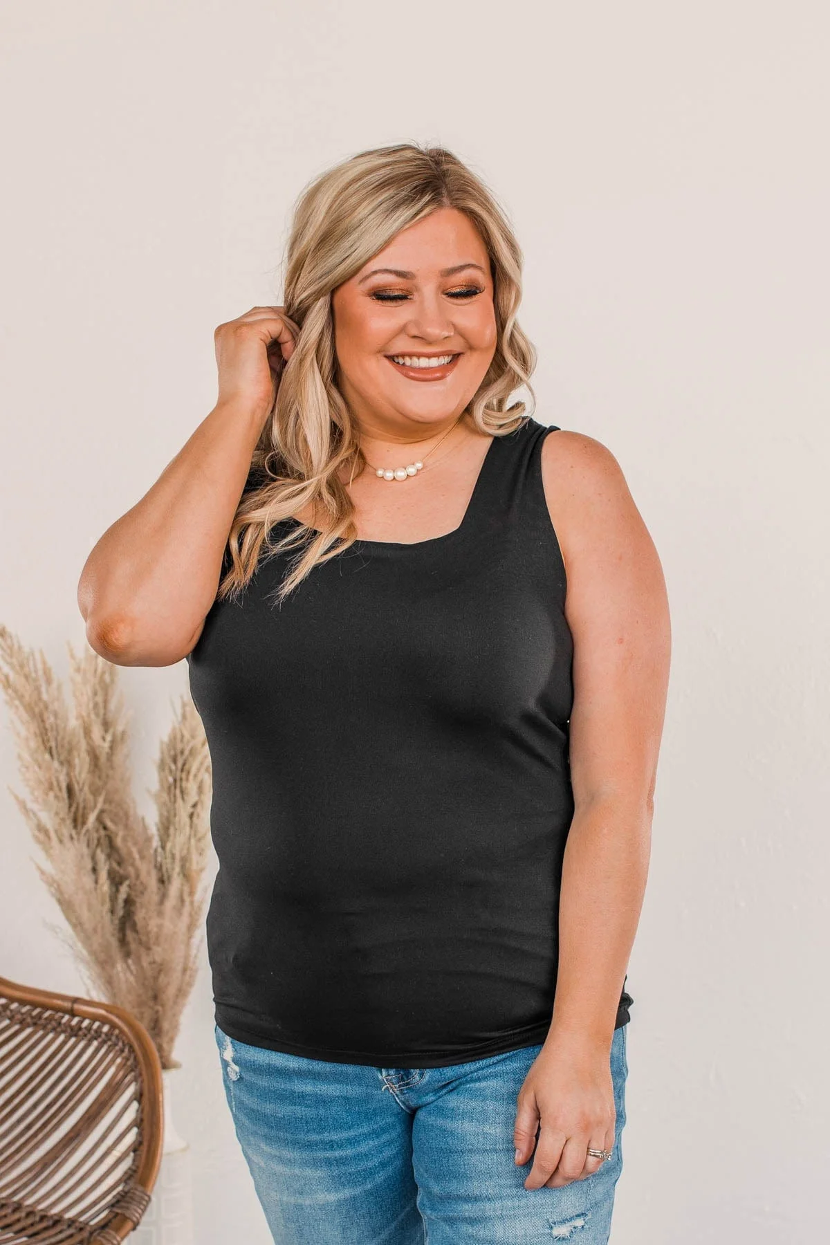Mercy Me Fitted Tank Top- Black - Image 6