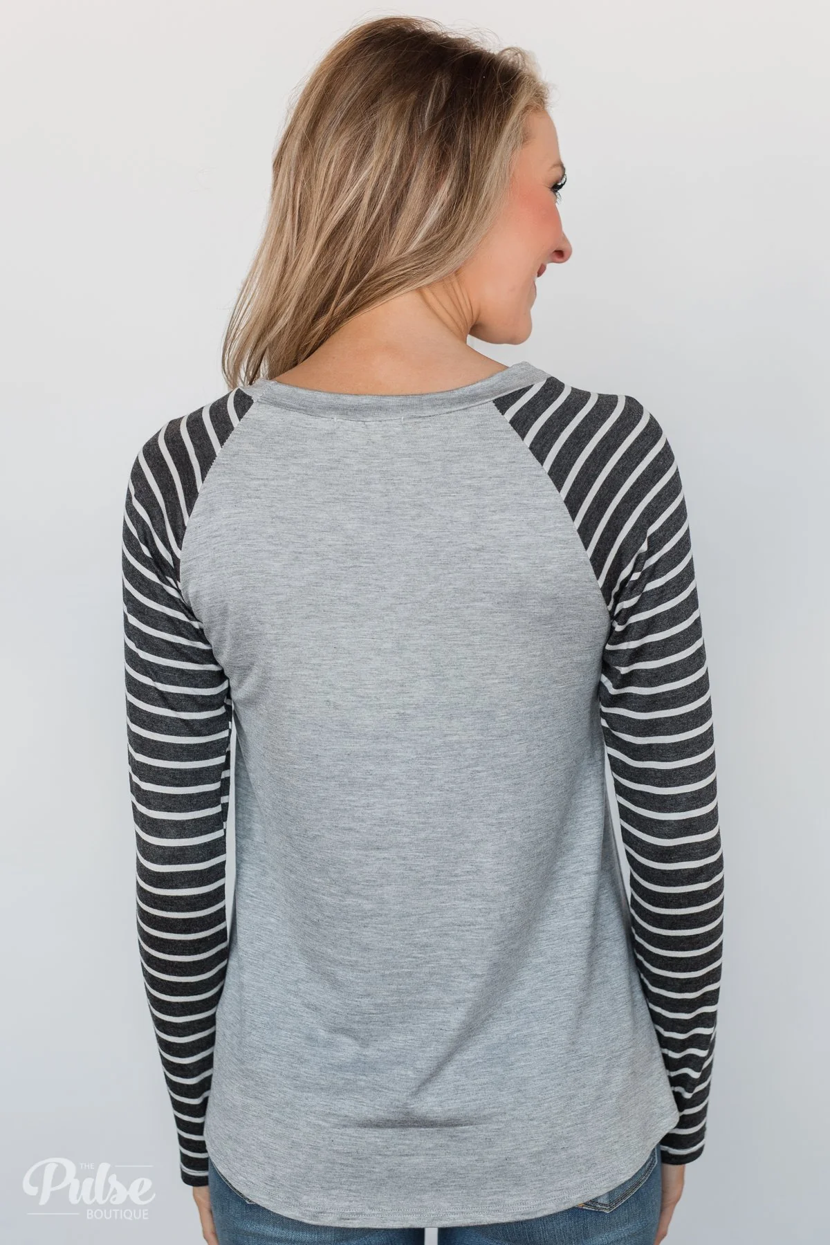 Merry Christmas Striped Long Sleeve Top - Image 11