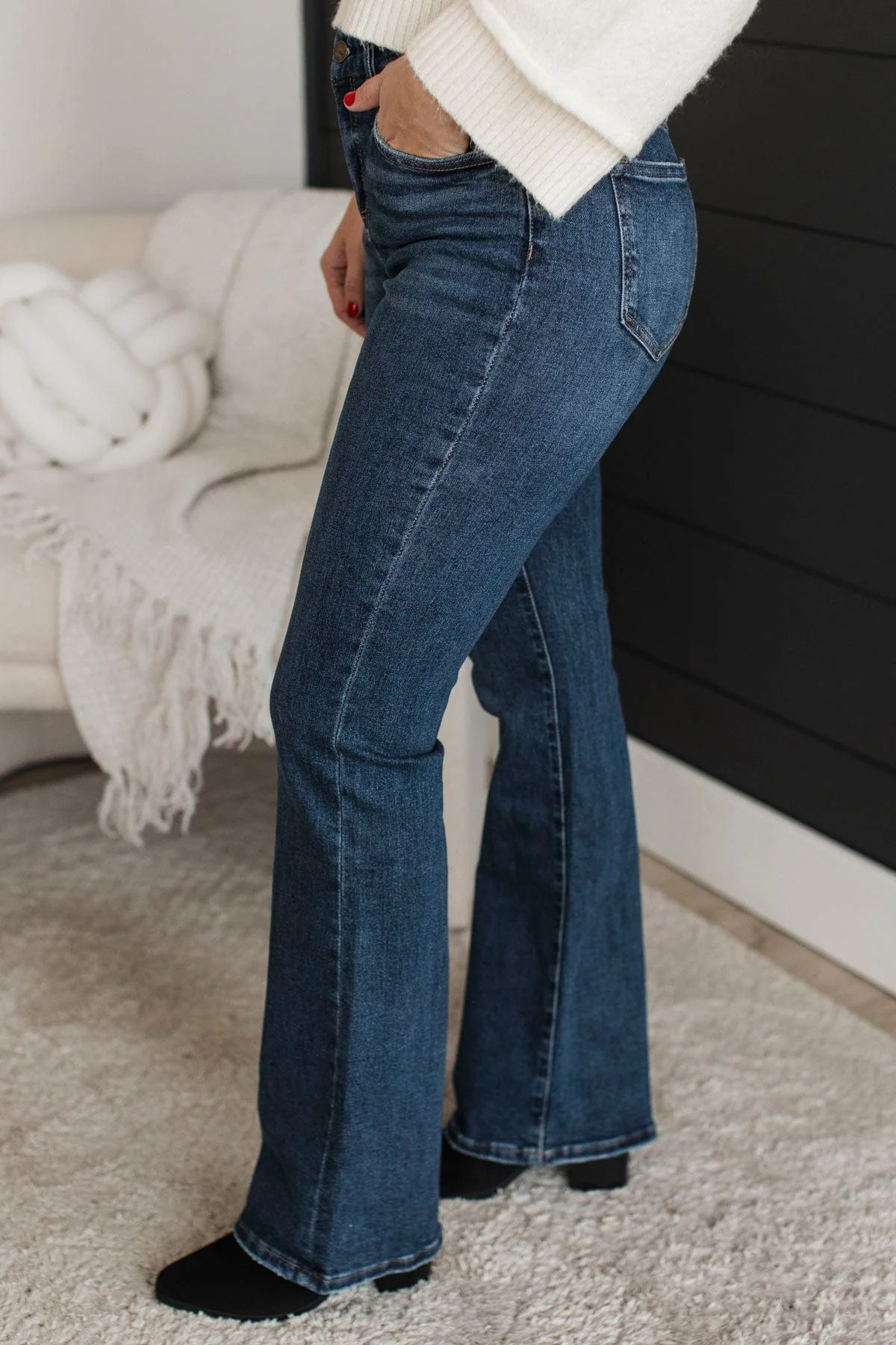 Mica Denim Bootcut Jeans- Vienna Wash - Image 6