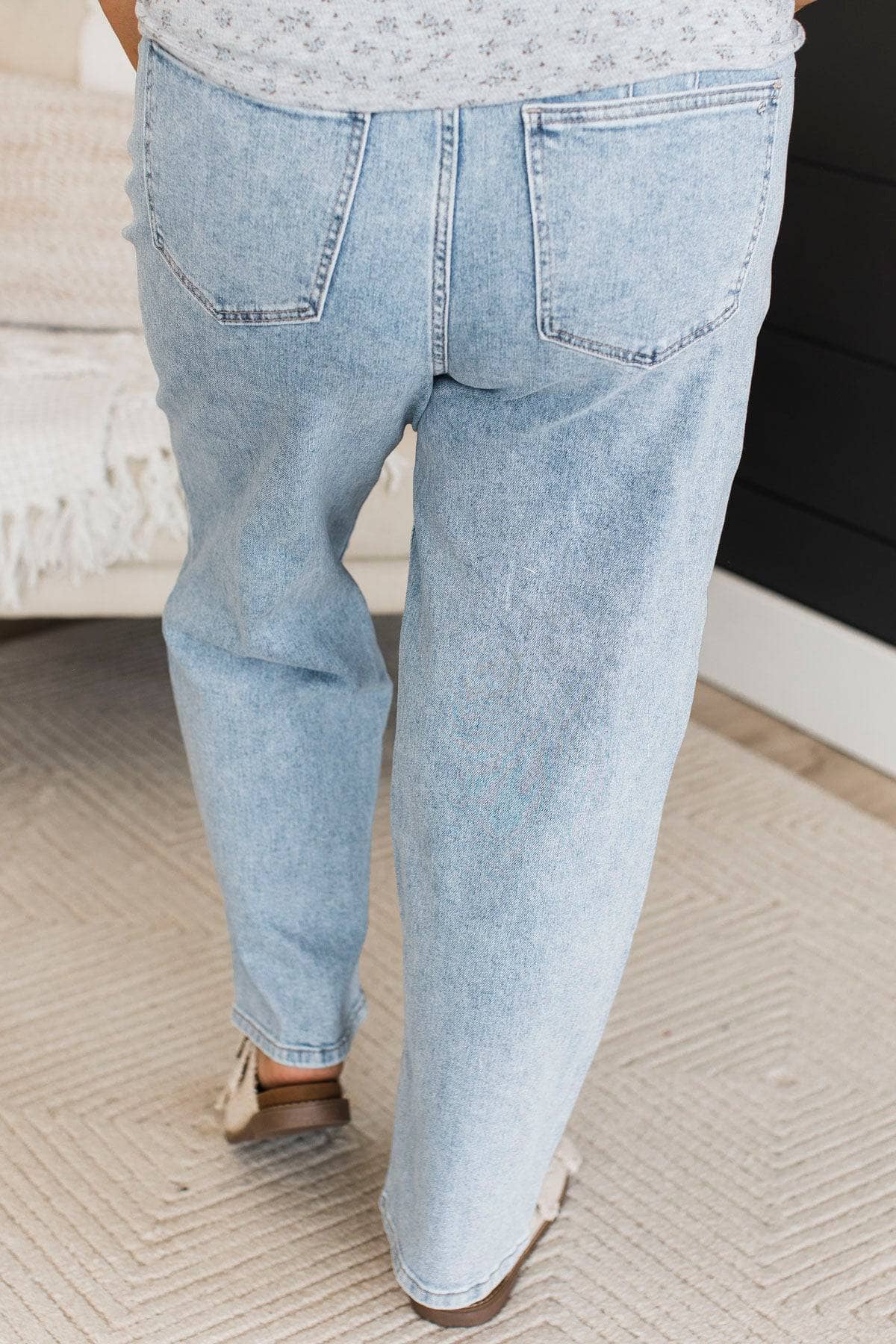 Mica Denim Mom Jeans- Ettie Wash - Image 8