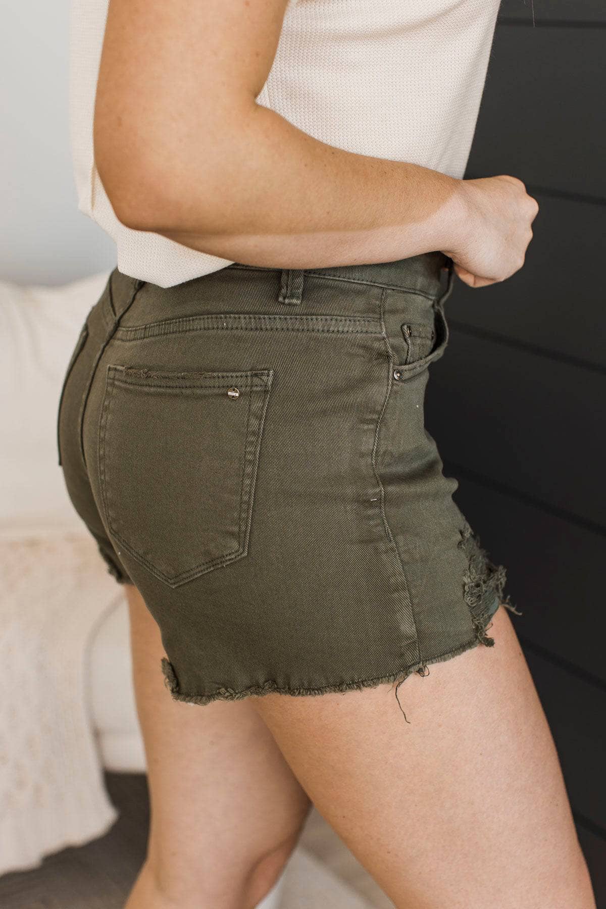 Mica Denim Shorts- Keisha Wash - Image 5
