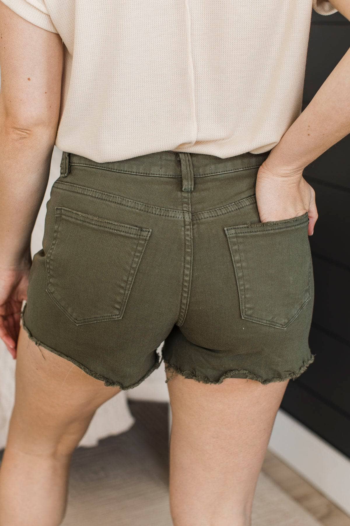 Mica Denim Shorts- Keisha Wash - Image 7