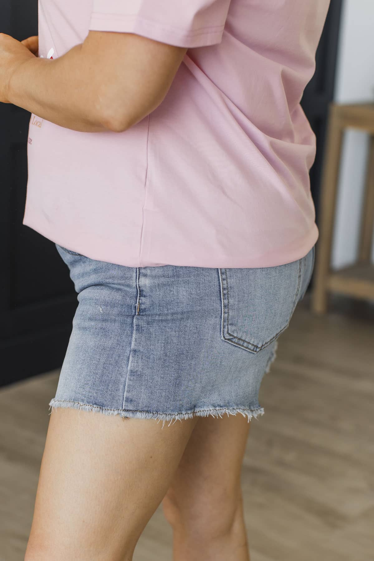 Mica Denim Shorts- Skye Wash - Image 5