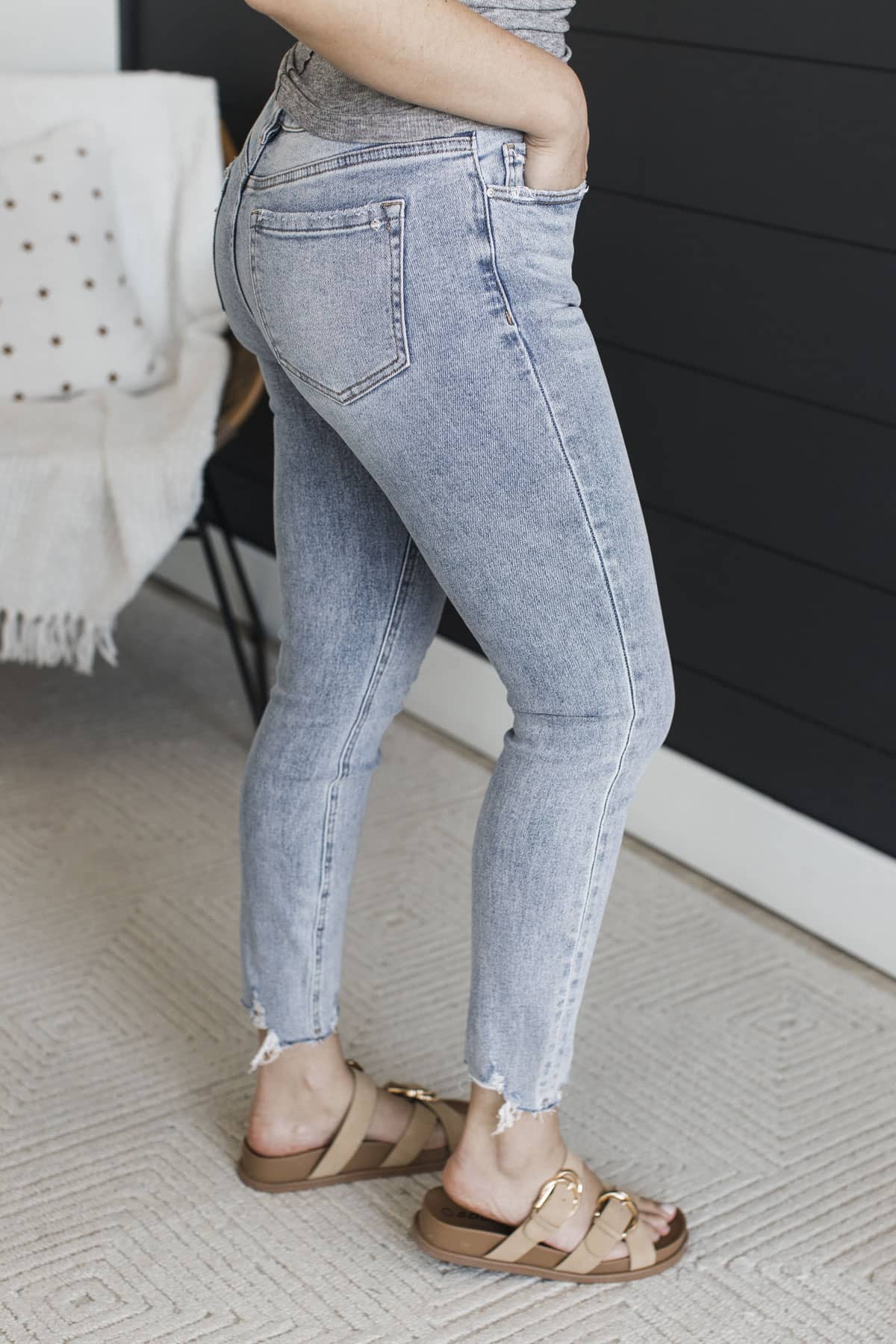 Mica Denim Skinny Crop Jeans- Ashlyn Wash - Image 5