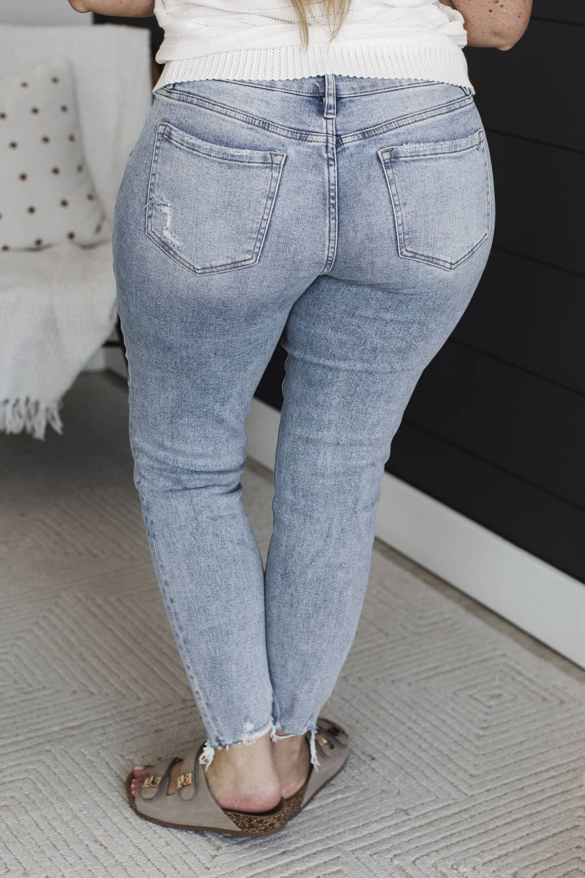Mica Denim Skinny Crop Jeans- Ashlyn Wash - Image 6