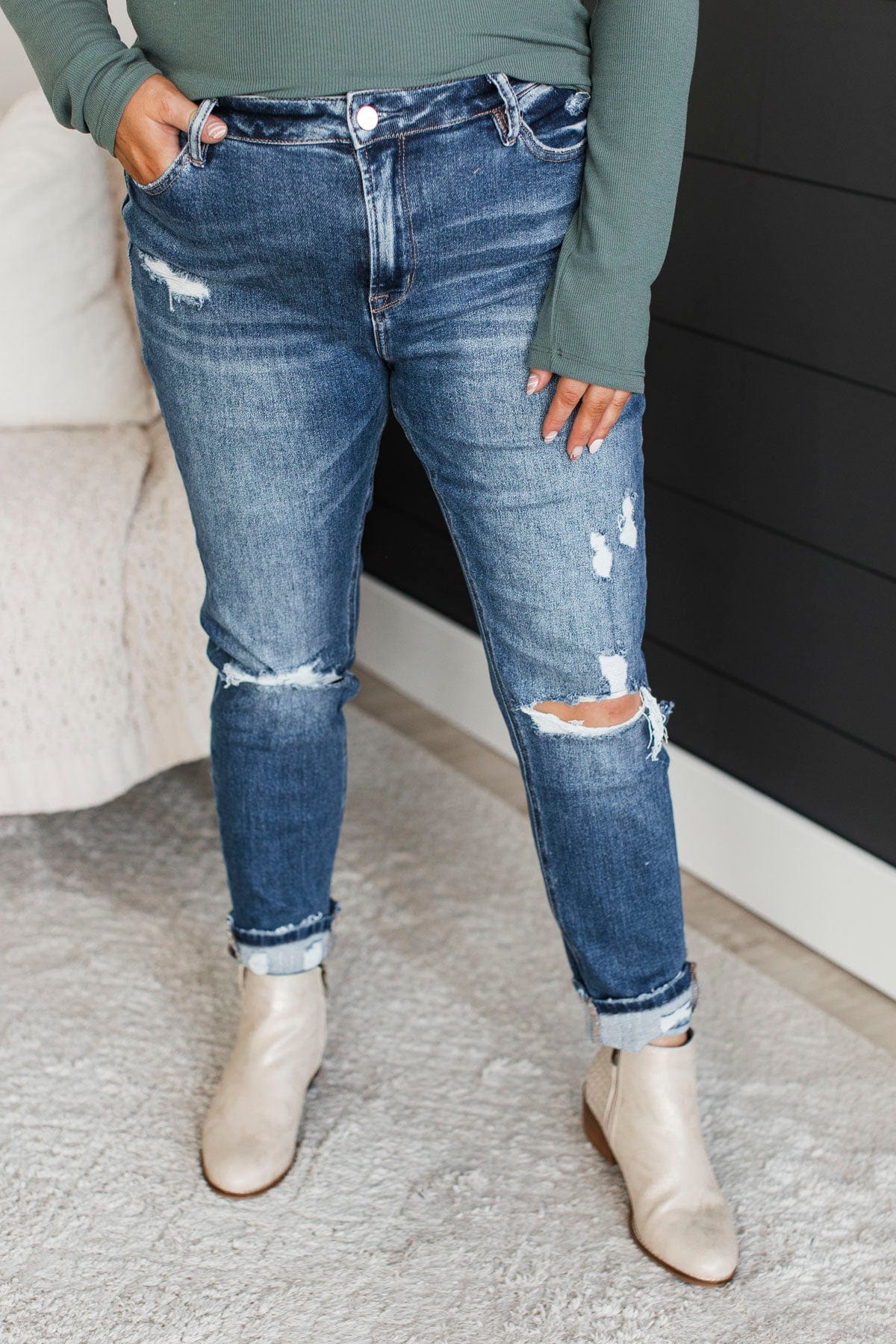 Mica Denim Skinny Jeans- Milani Wash - Image 2