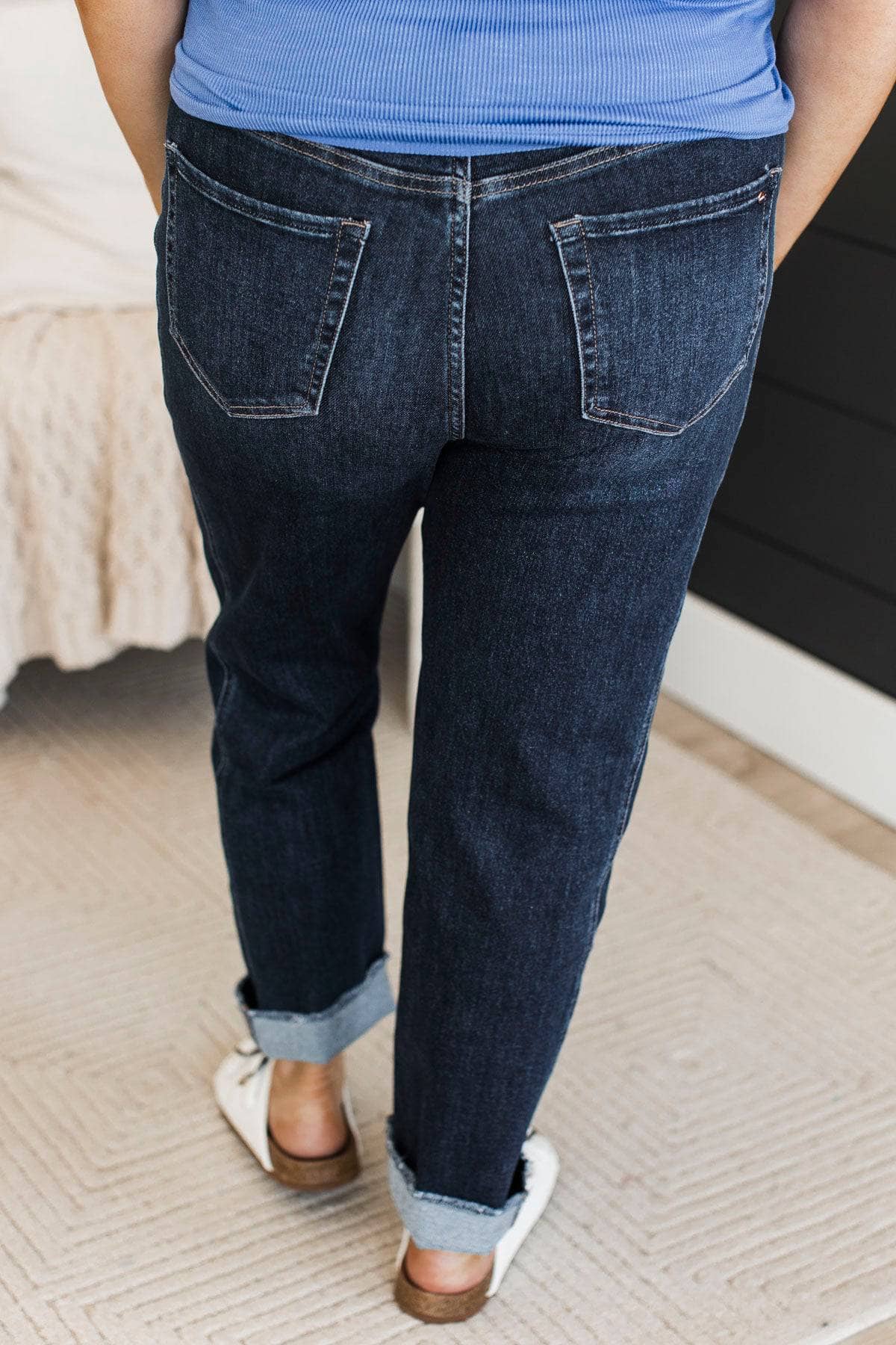 Mica Denim Skinny Straight Jeans- Nixie Wash - Image 8