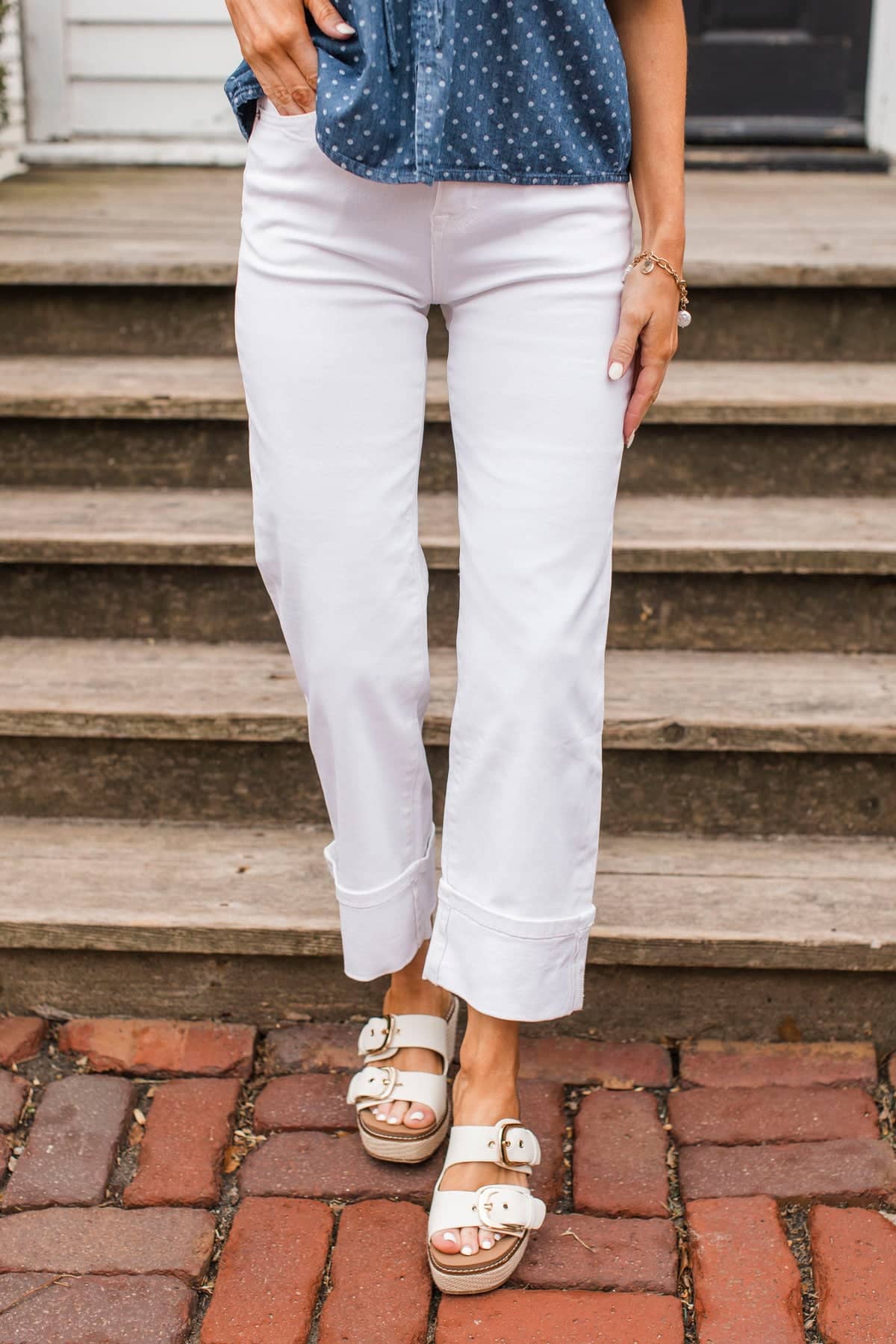 Mica Denim Wide Leg Jeans- Jovie Wash - Image 3