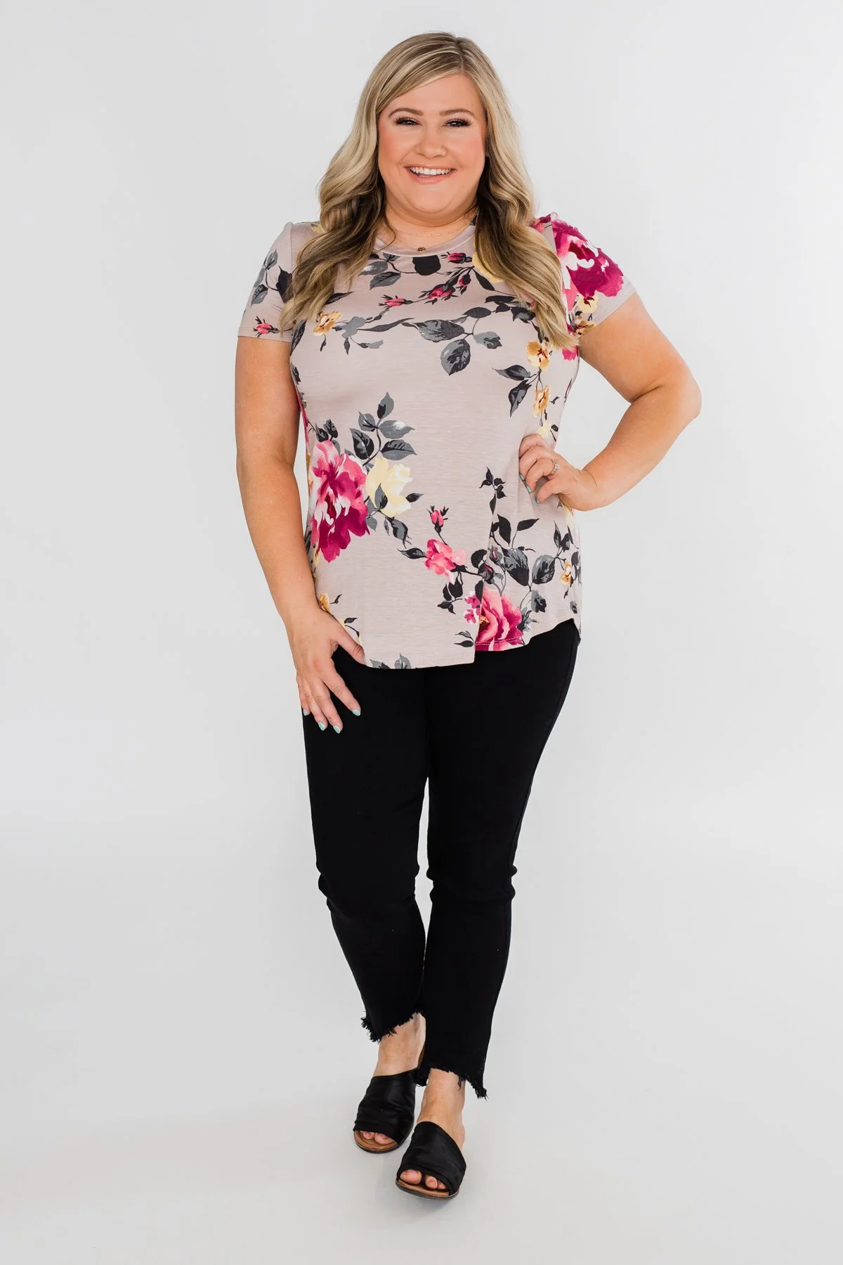 Midnight Floral Dreams Top - Image 7