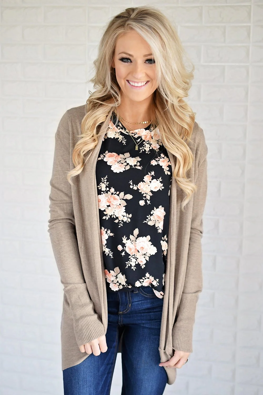 Mocha Drape Cardigan