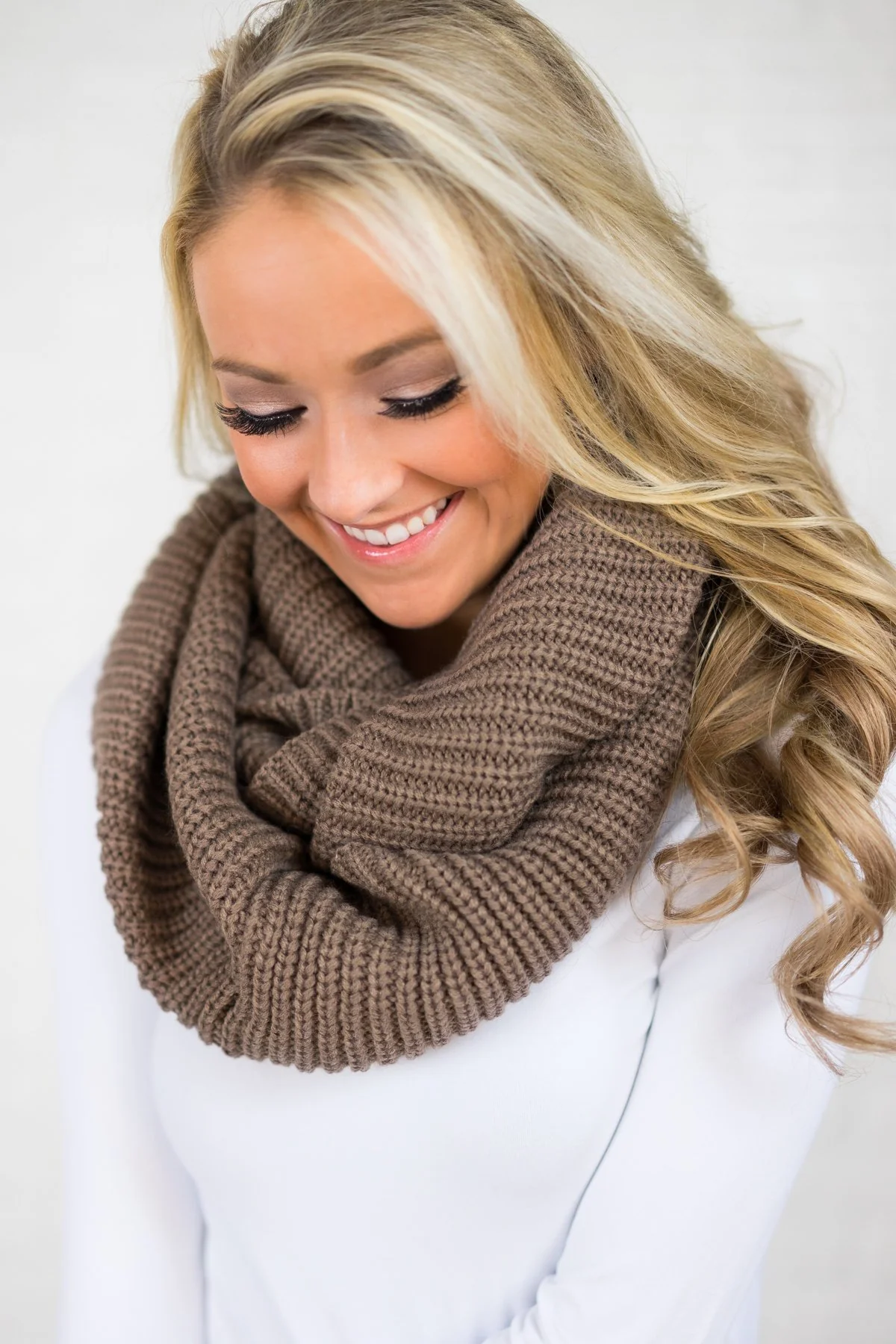 Mocha Infinity Scarf - Image 3