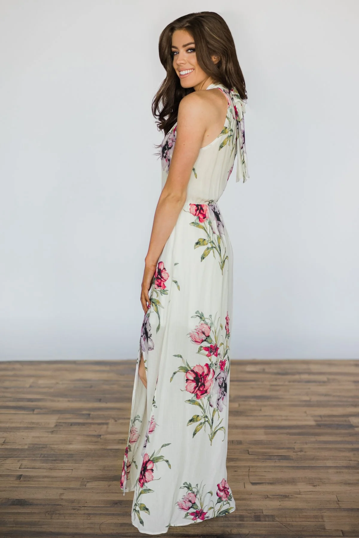 Moments in Maui Floral Maxi Dress - Image 3
