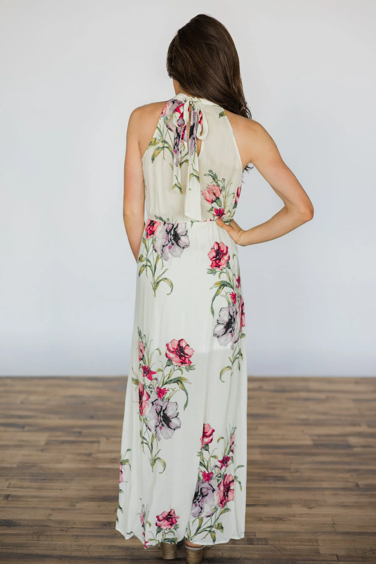 Moments in Maui Floral Maxi Dress - Image 4