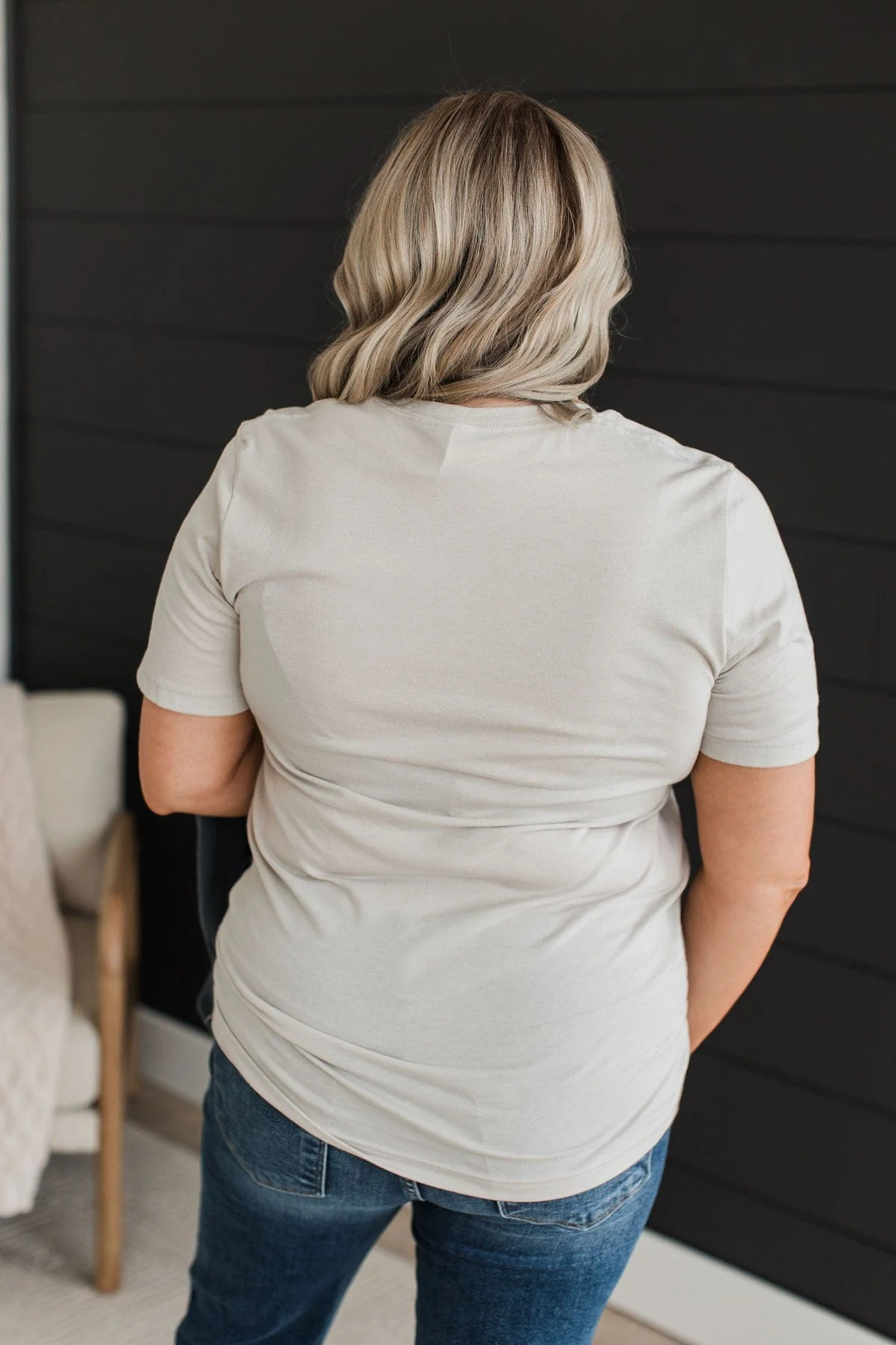 Mountain Memories Graphic Tee- Light Taupe - Image 6