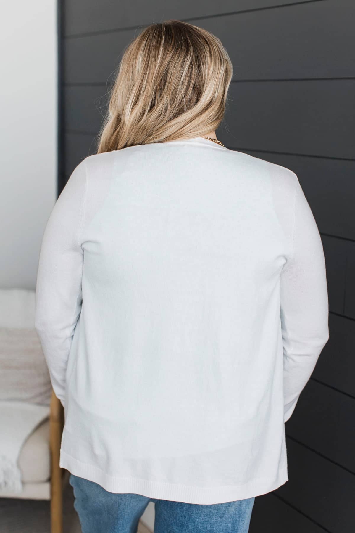Move With Confidence Knit Cardigan- Ivory - Image 6