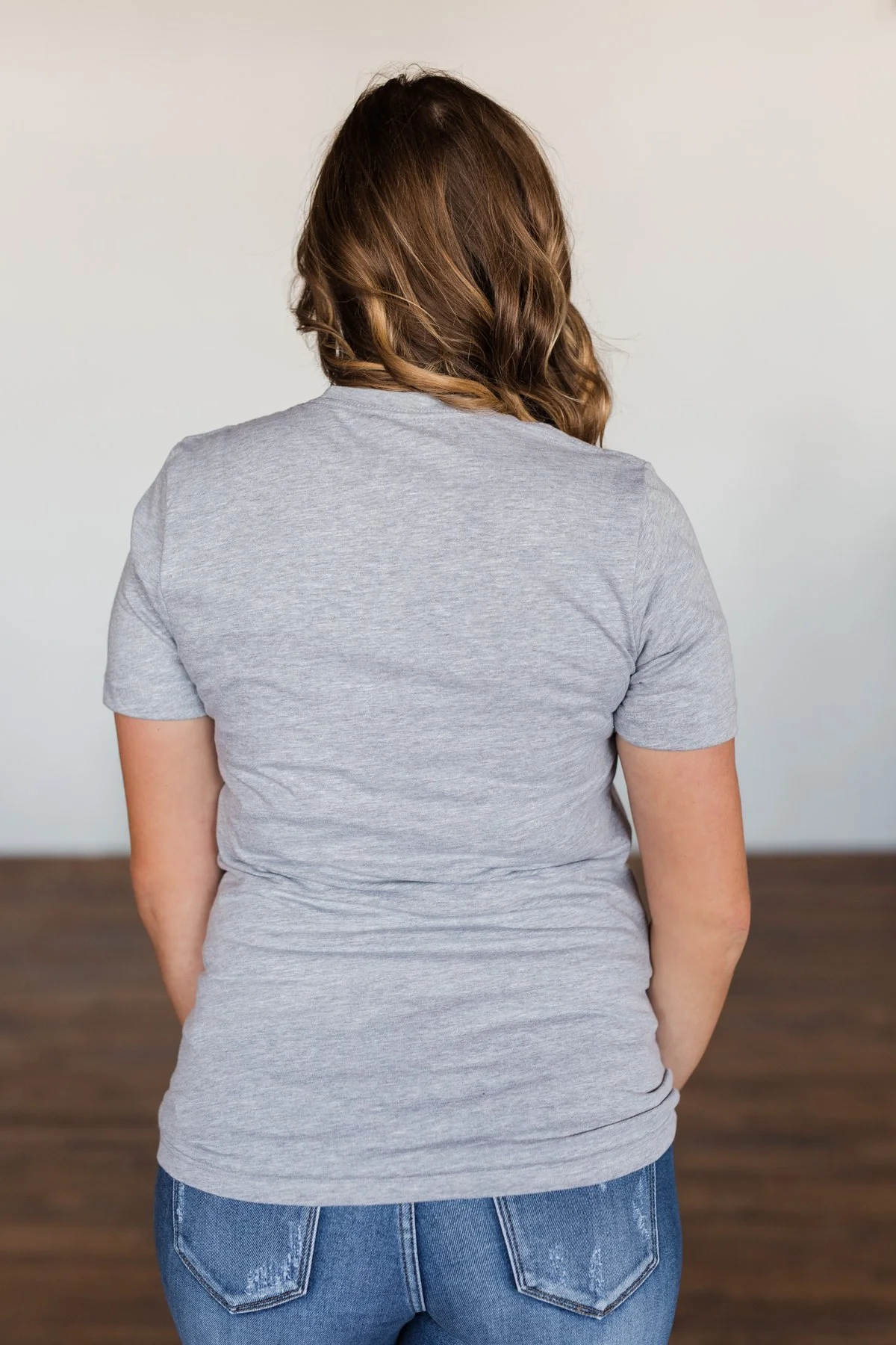"Mrs." Graphic Tee- Grey - Image 10