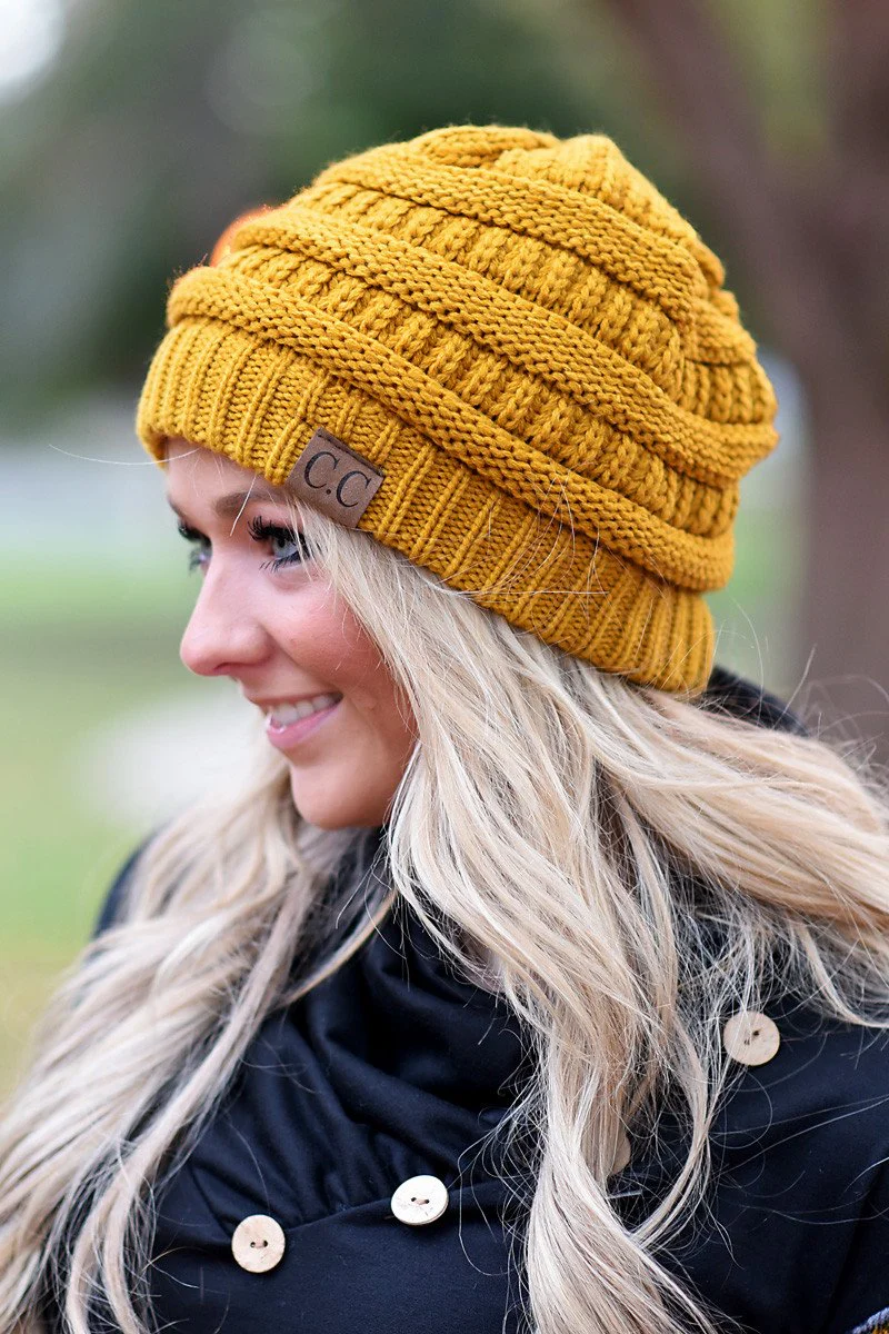 Mustard Beanie - Image 2