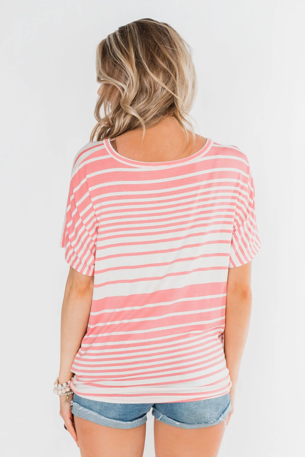 My Best Life Short Sleeve Dolman Top- Pink - Image 10