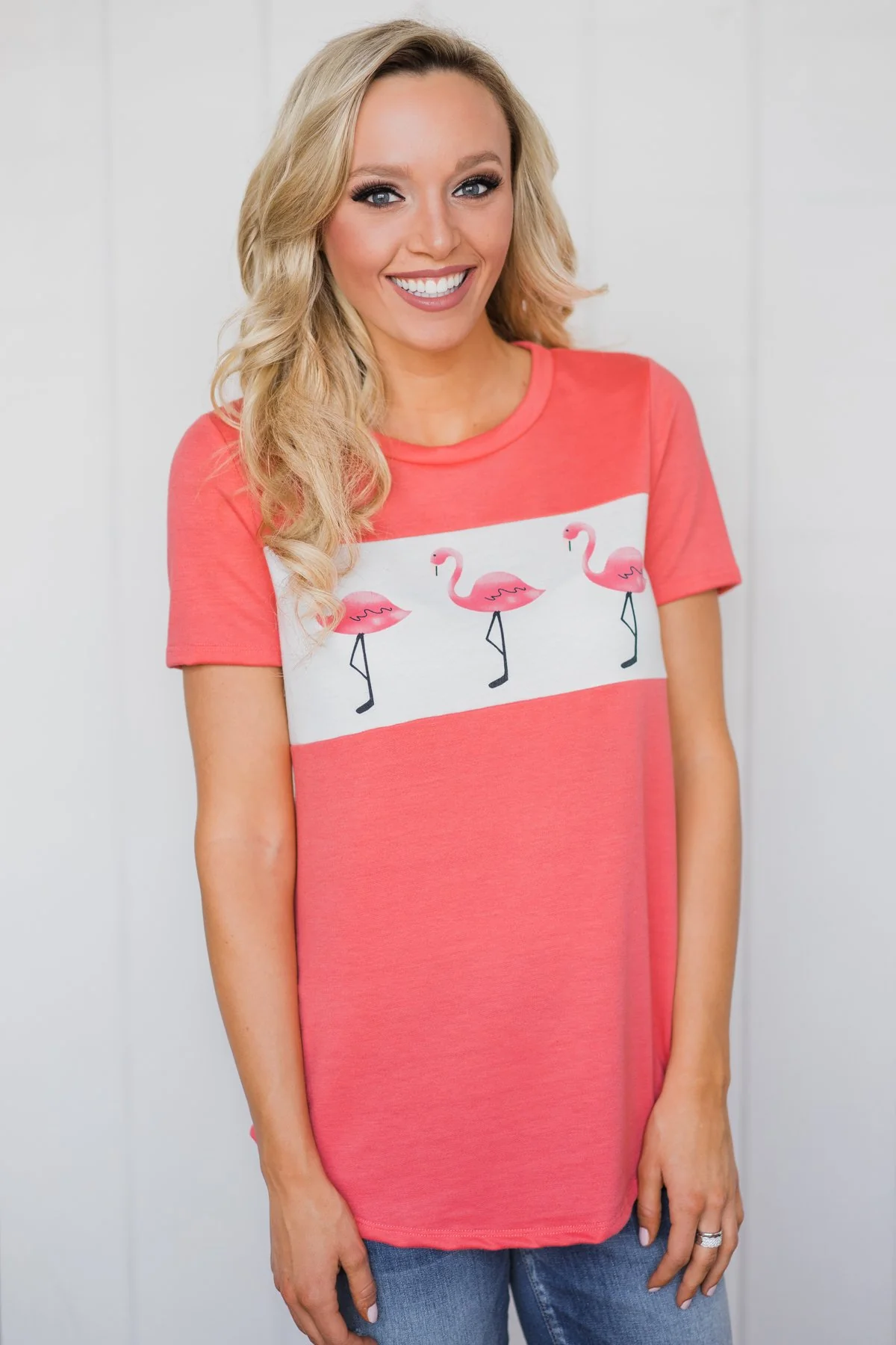 My Favorite Flamingo Top