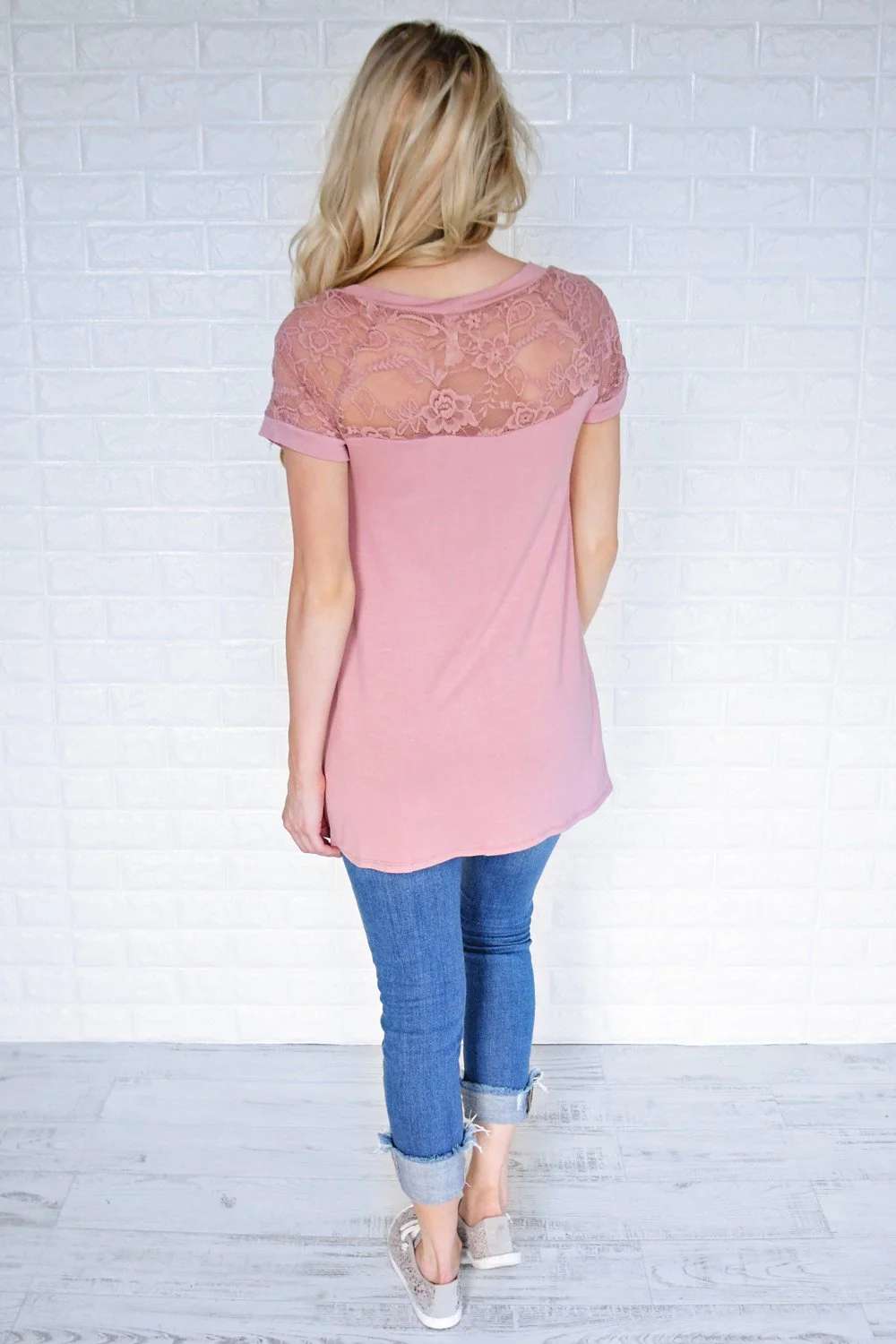 My Favorite Lace Top ~ Soft Mauve - Image 6