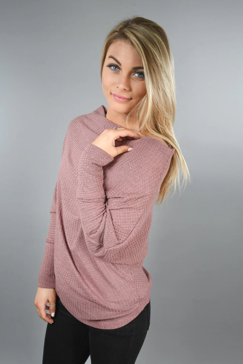 My Favorite Slouchy Top ~ Dark Mauve - Image 2