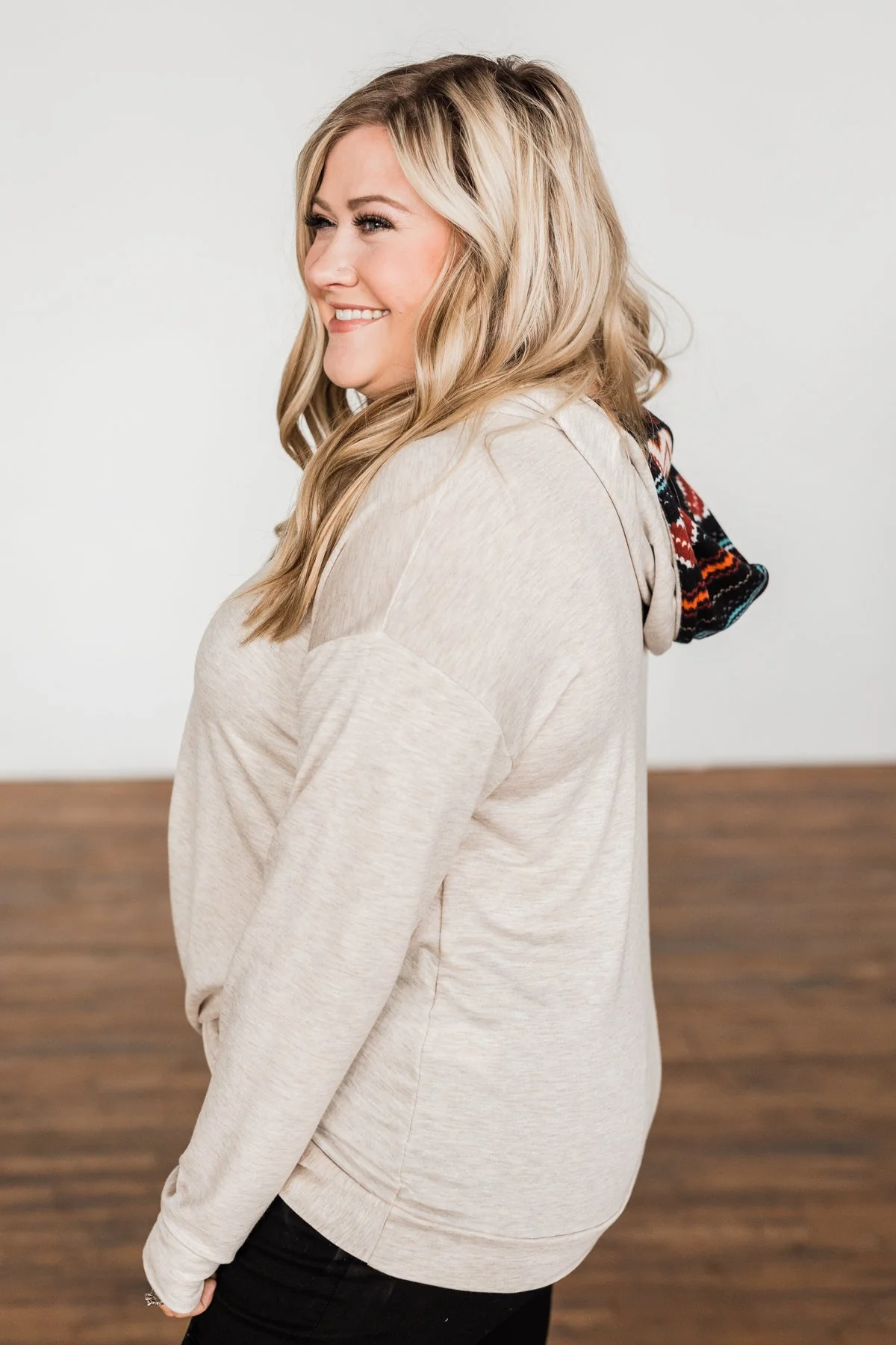 My Heart's Desire Hoodie- Oatmeal - Image 10
