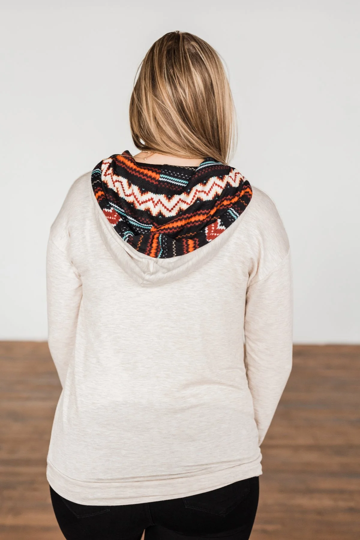 My Heart's Desire Hoodie- Oatmeal - Image 12