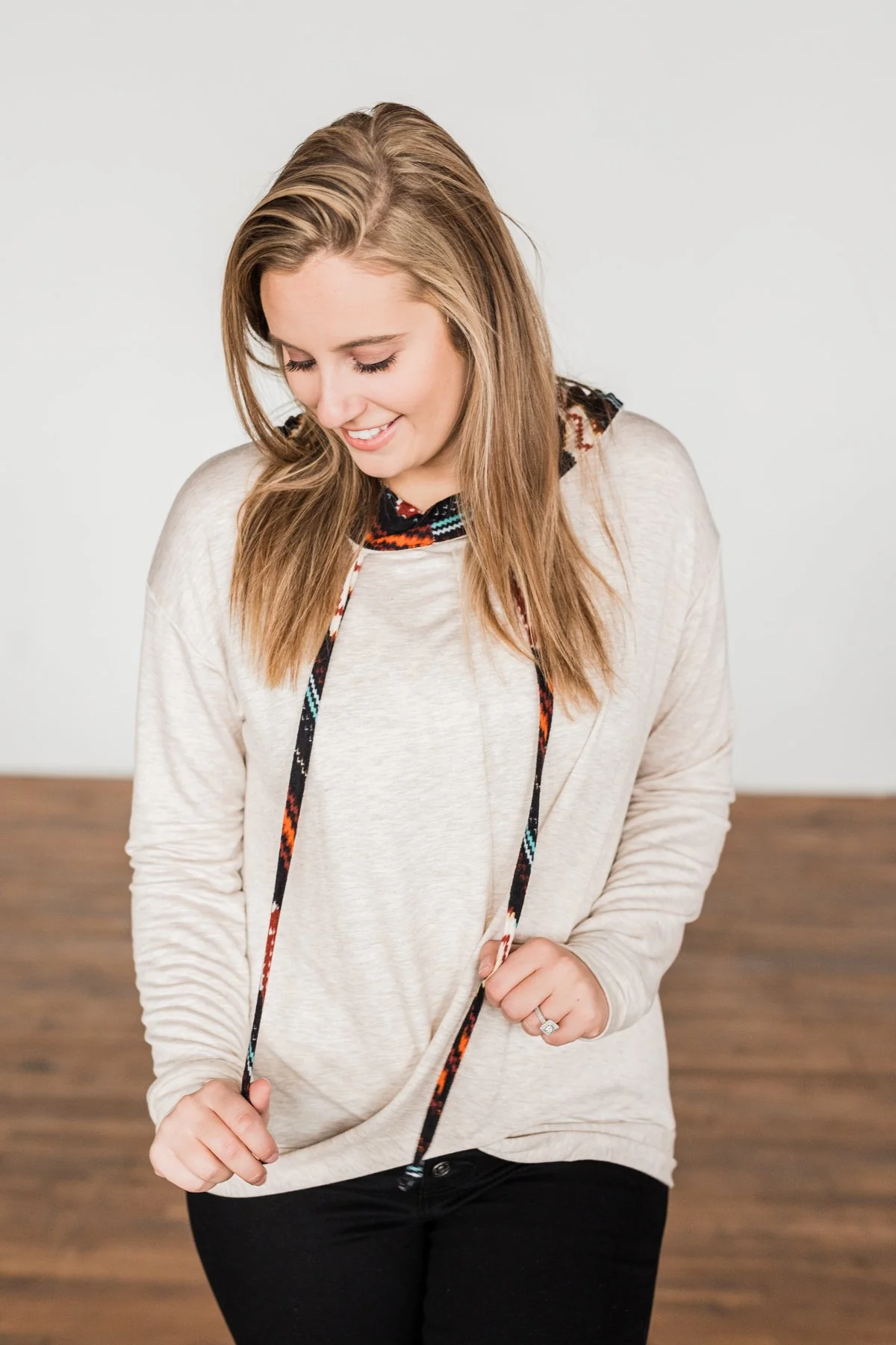 My Heart's Desire Hoodie- Oatmeal - Image 5
