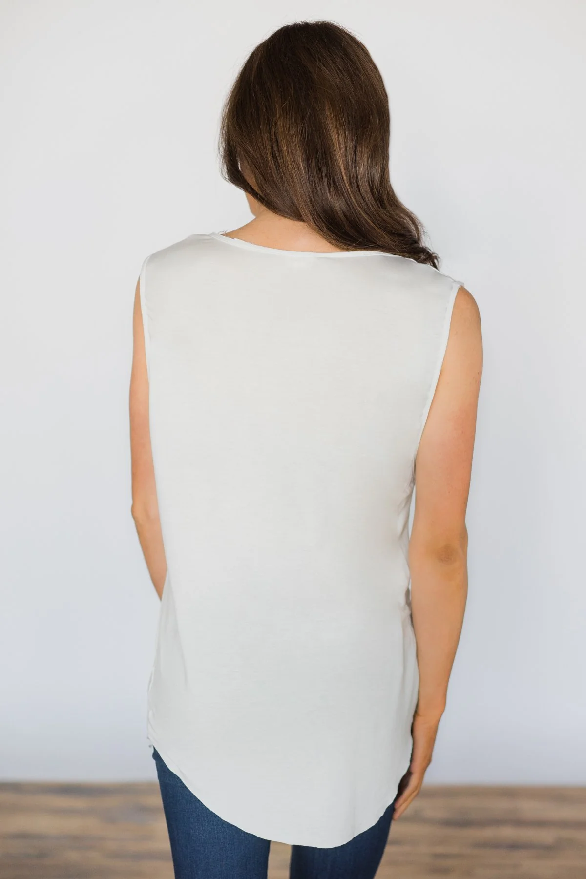 My Lazy Day Ivory Pocket Top - Image 5